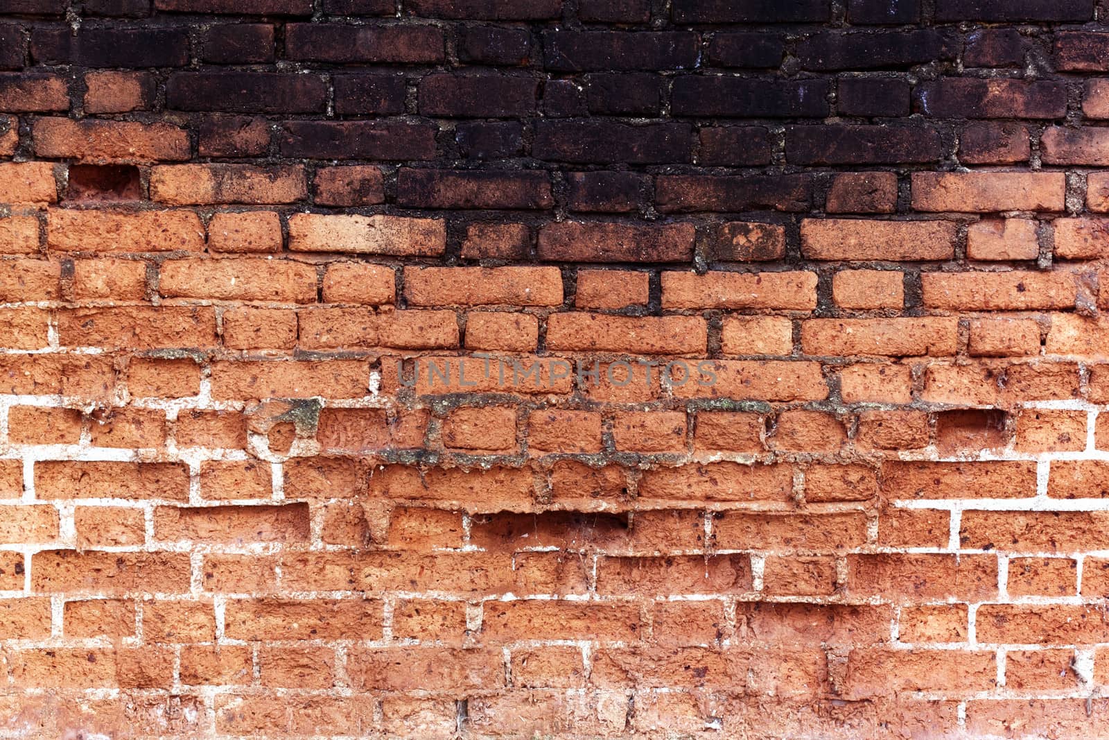 Cracked Concrete Vintage Old Brick Wall Background