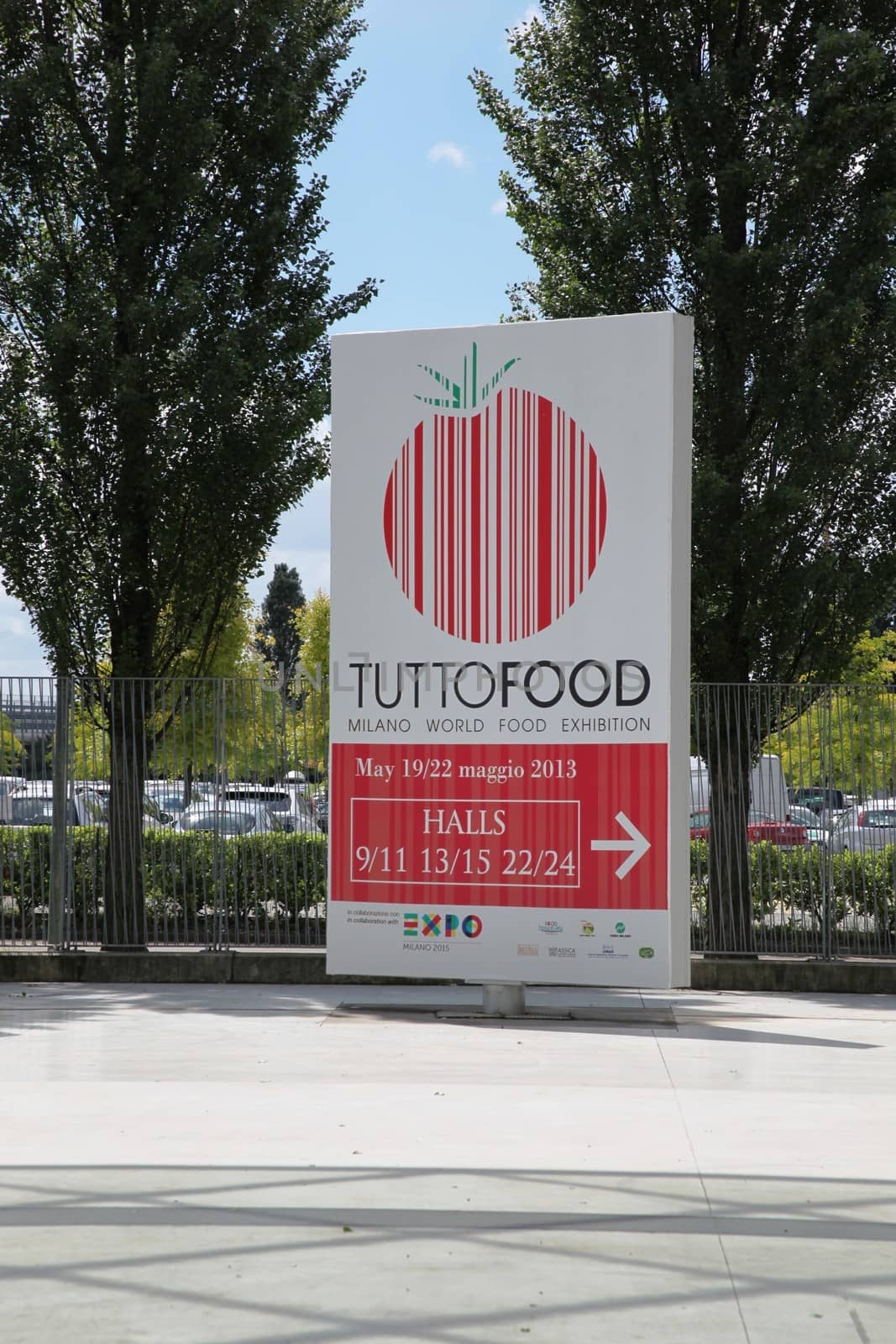 Entering Tuttofood 2013, Milano World Food Exhibition.