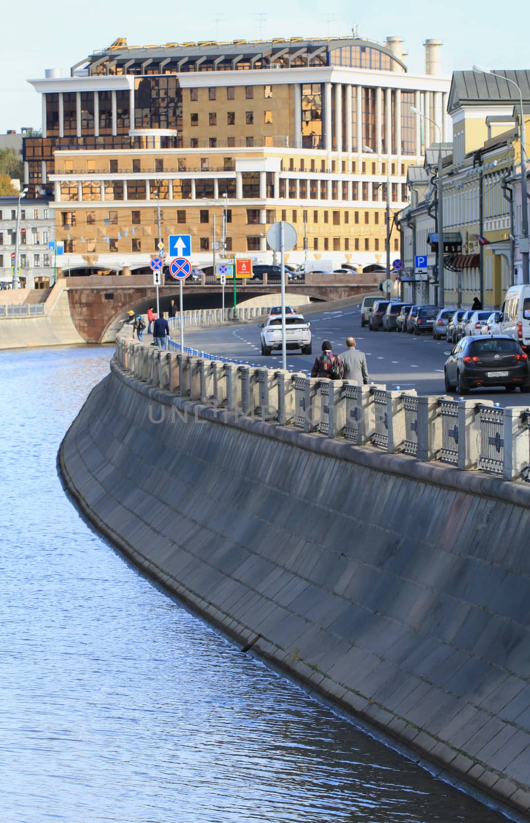 The drainage channel in Moscow