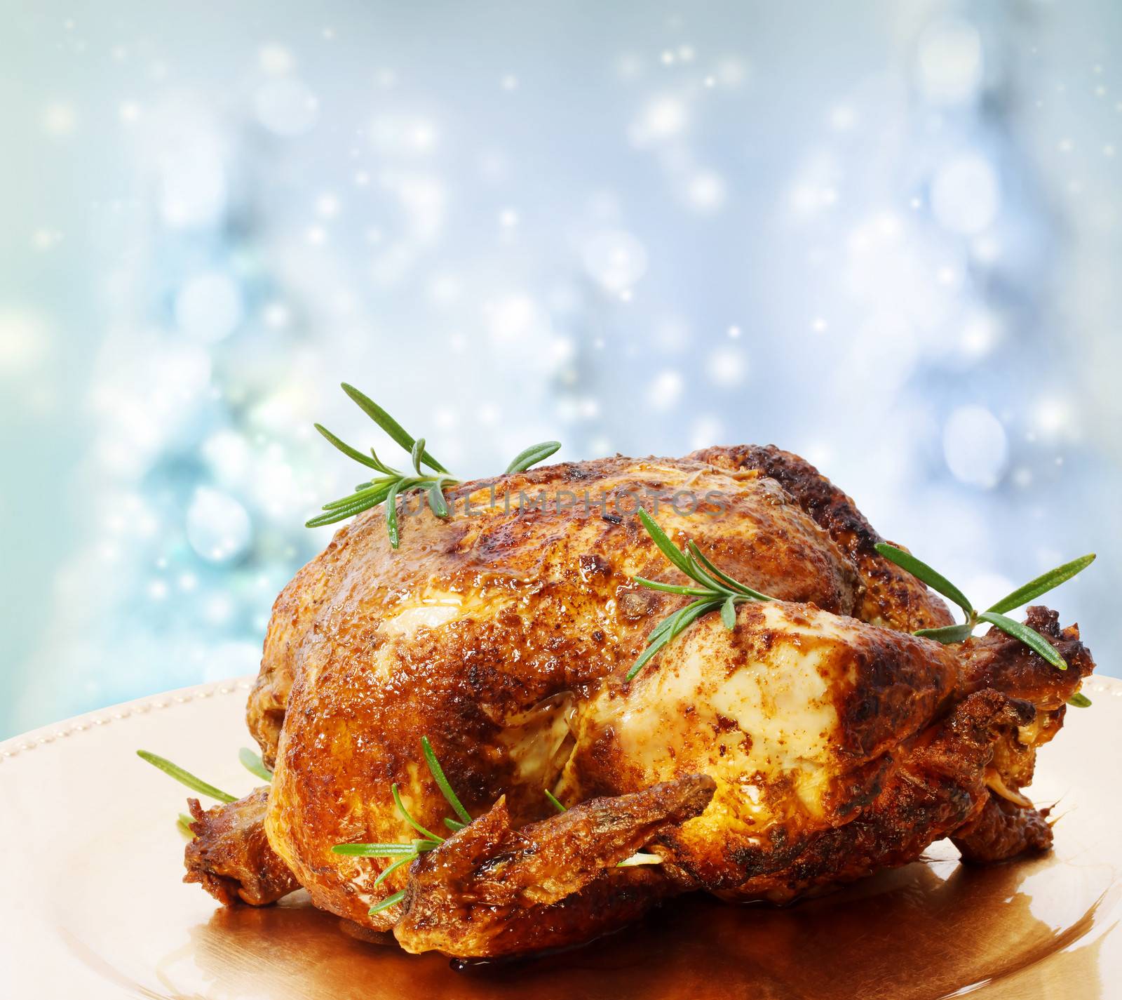 Roasted Whole Chicken with Rosemary by melpomene