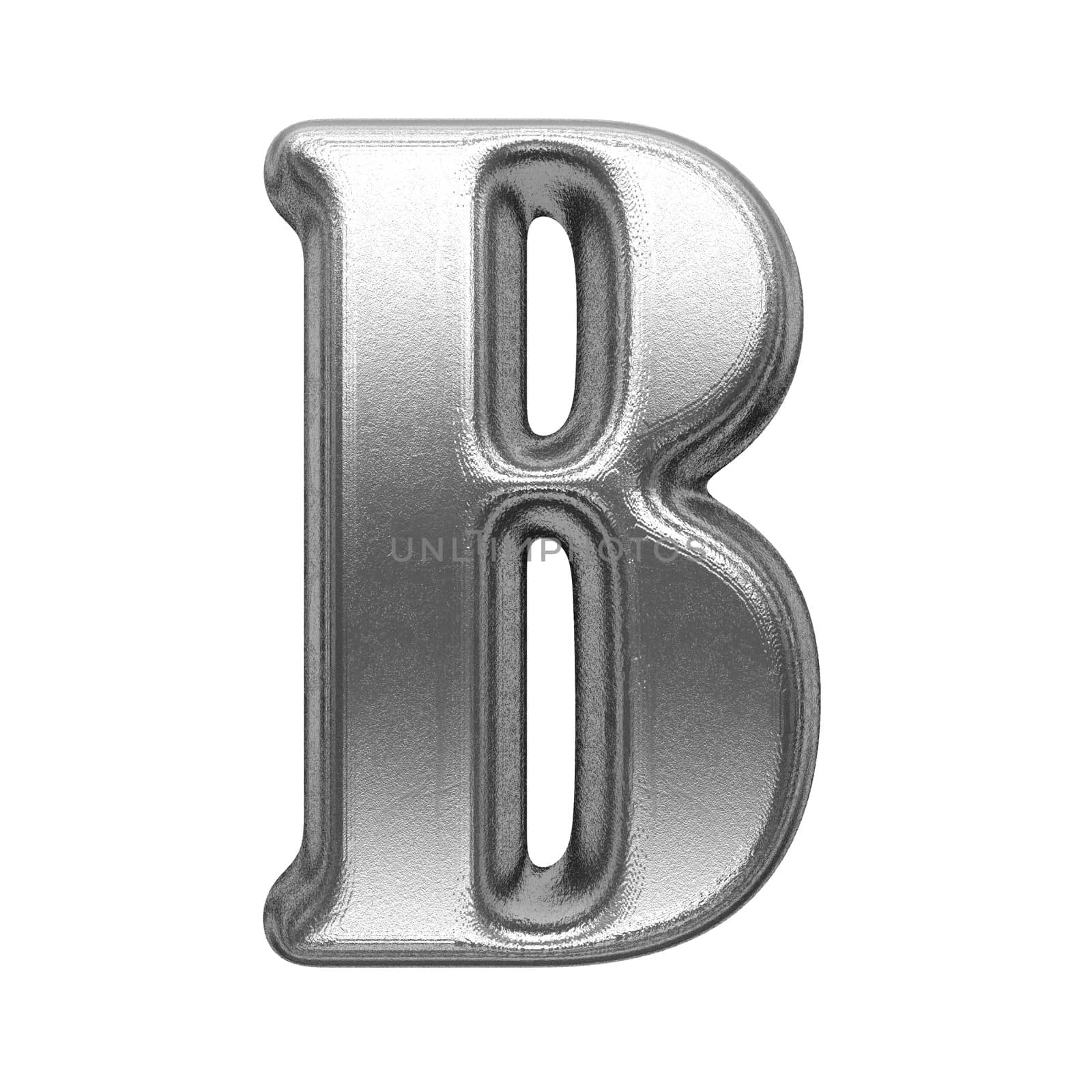 isolated metal figure