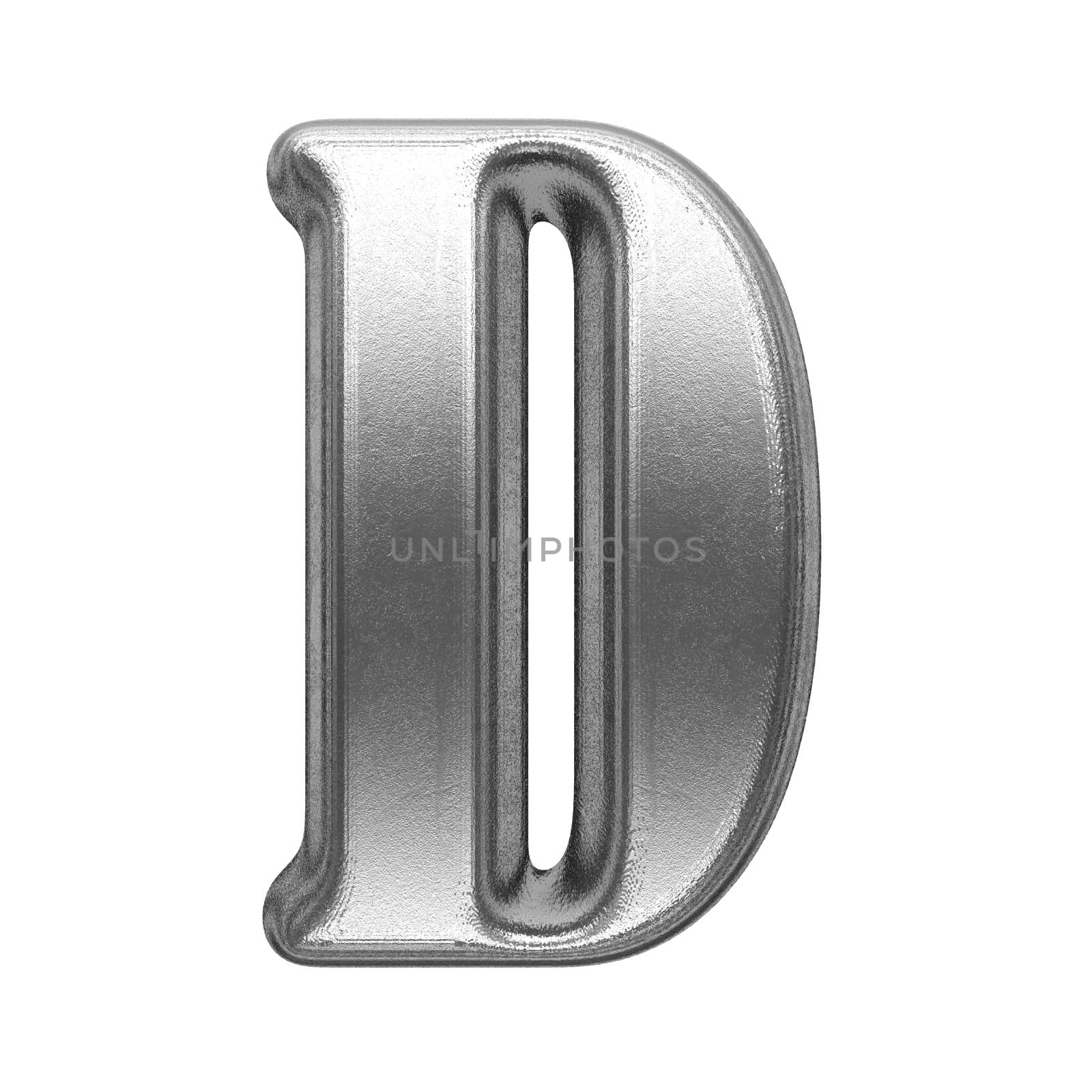 isolated metal figure