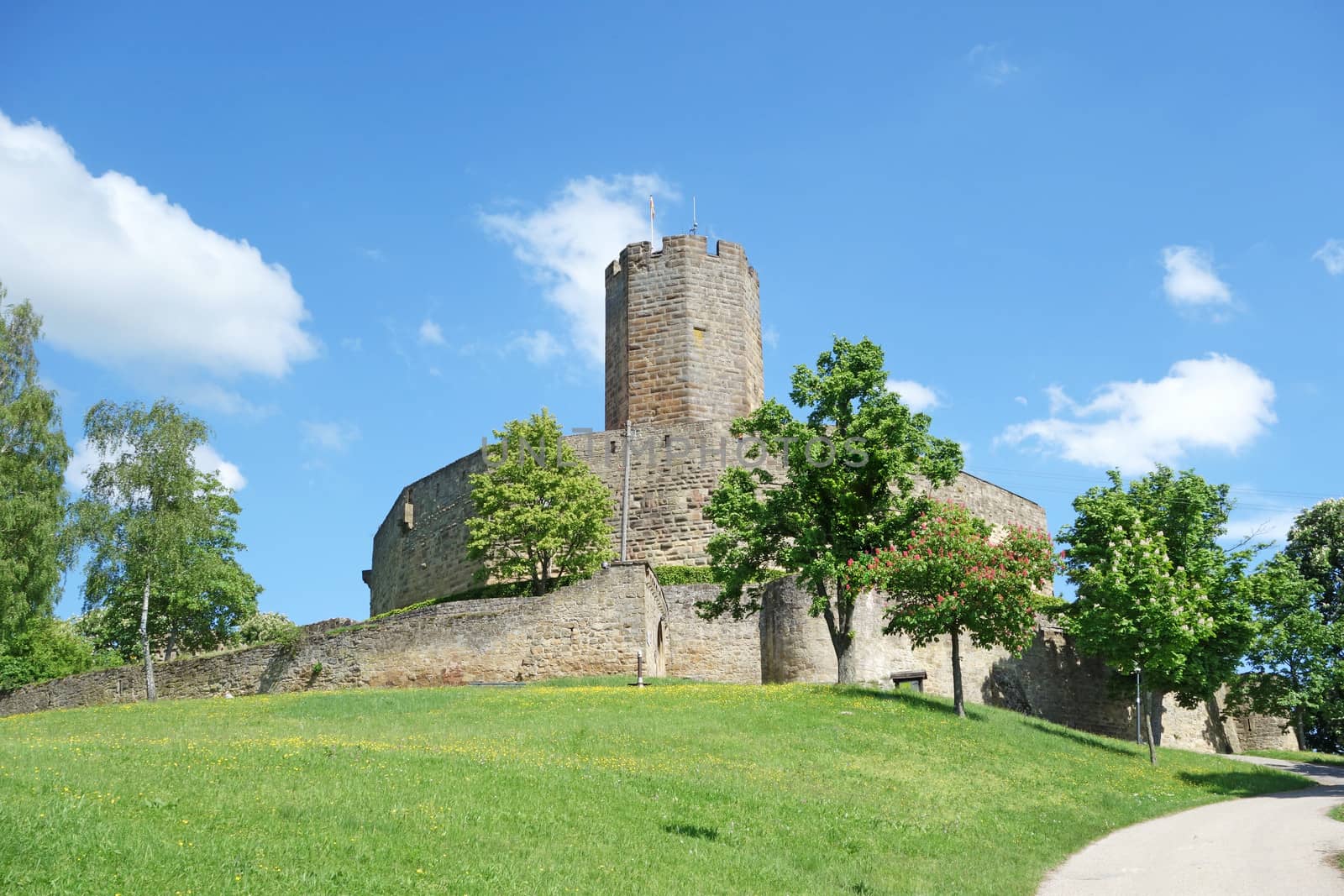 Castle Steinsberg, "The compass of the Kraichgau", near Sinsheim, Germany