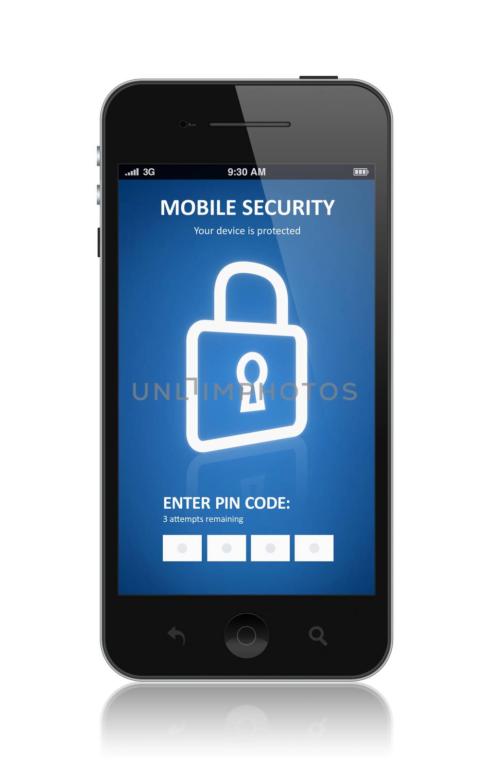 Mobile security concept by bloomua