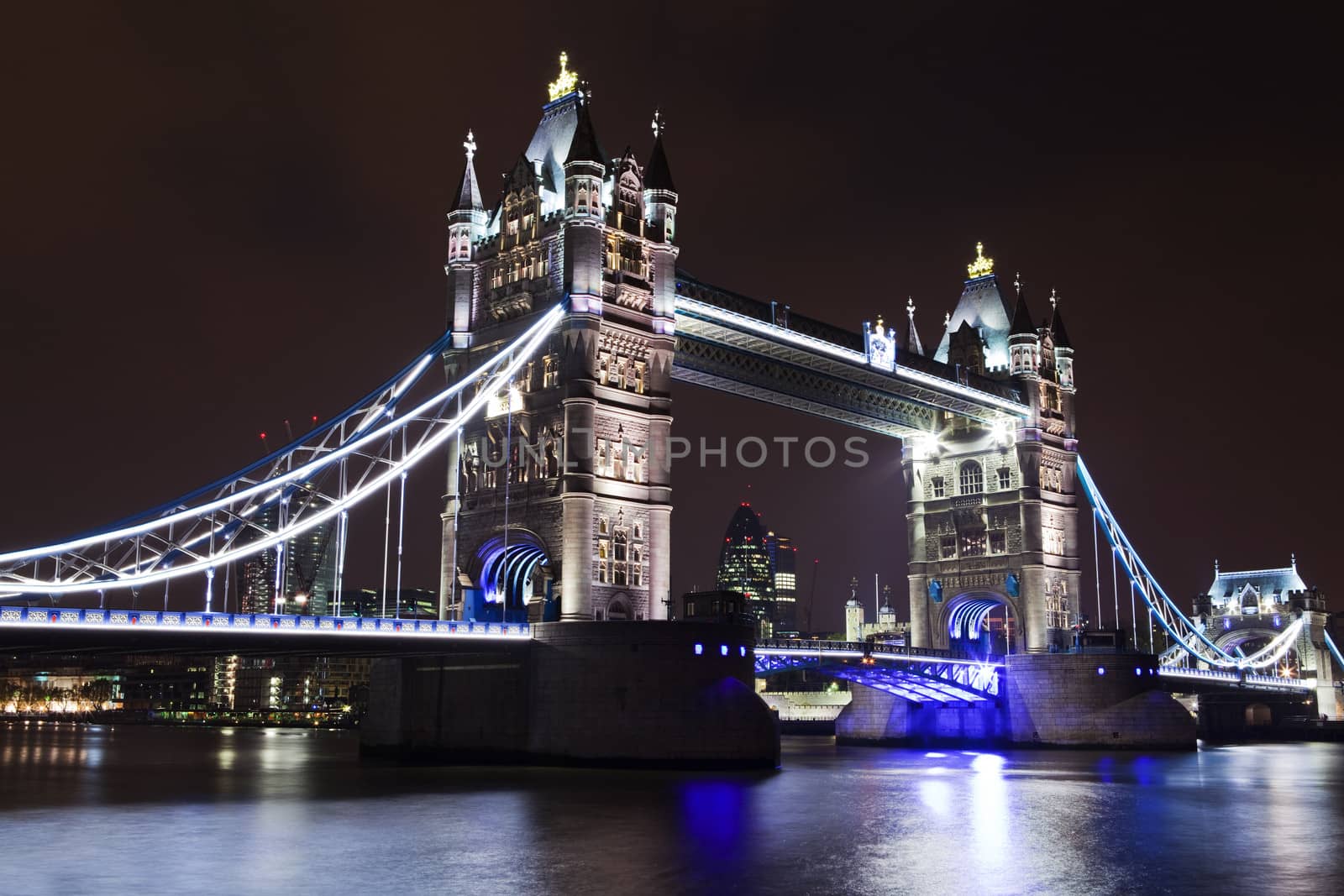 Tower Bridge at Night by chrisdorney