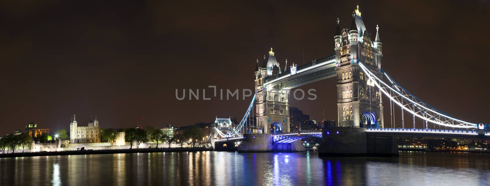 Tower Bridge and the Tower of London Panorama by chrisdorney