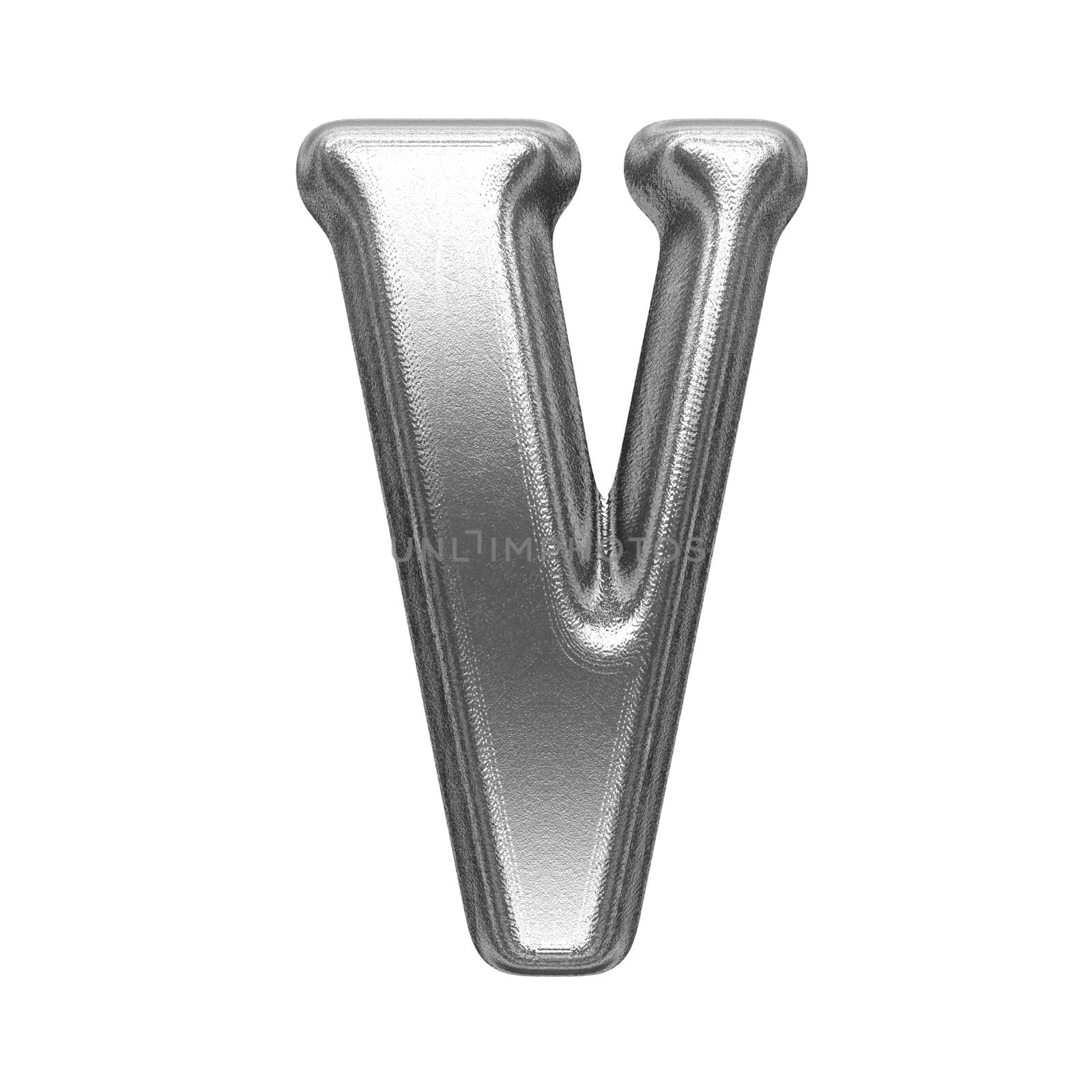 isolated metal figure