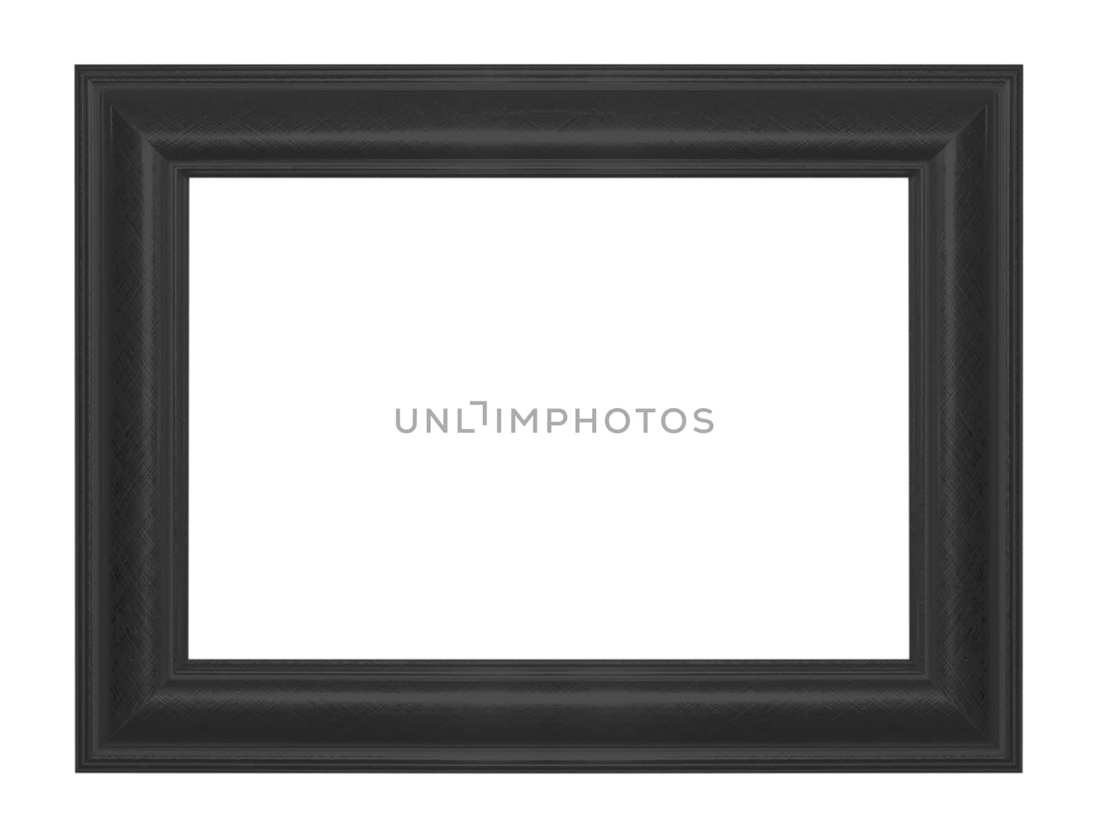 Old Antique Black  frame Isolated Decorative Carved Wood Stand Antique Black  Frame Isolated On White Background