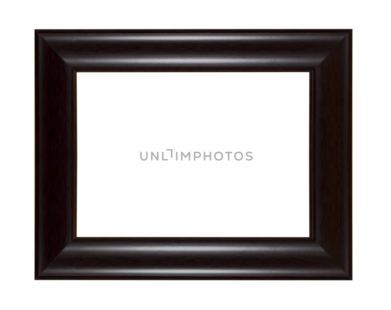 Old Antique Black  frame Isolated Decorative Carved Wood Stand Antique Black  Frame Isolated On White Background