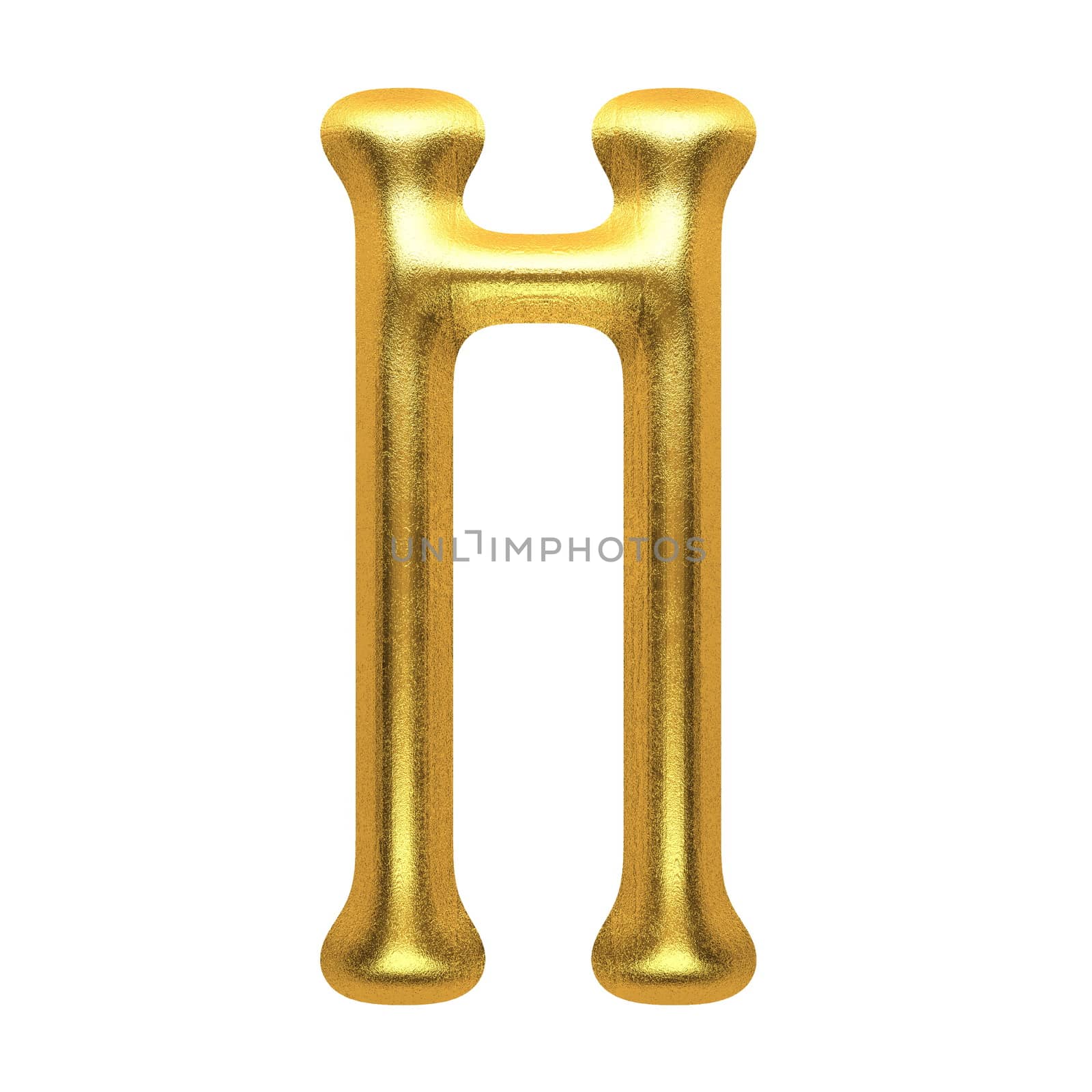isolated golden figure