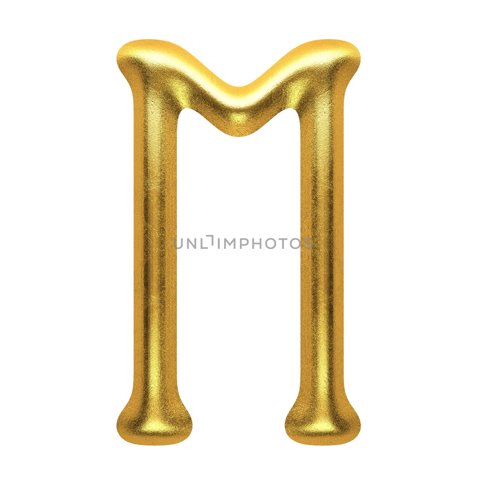 isolated golden figure