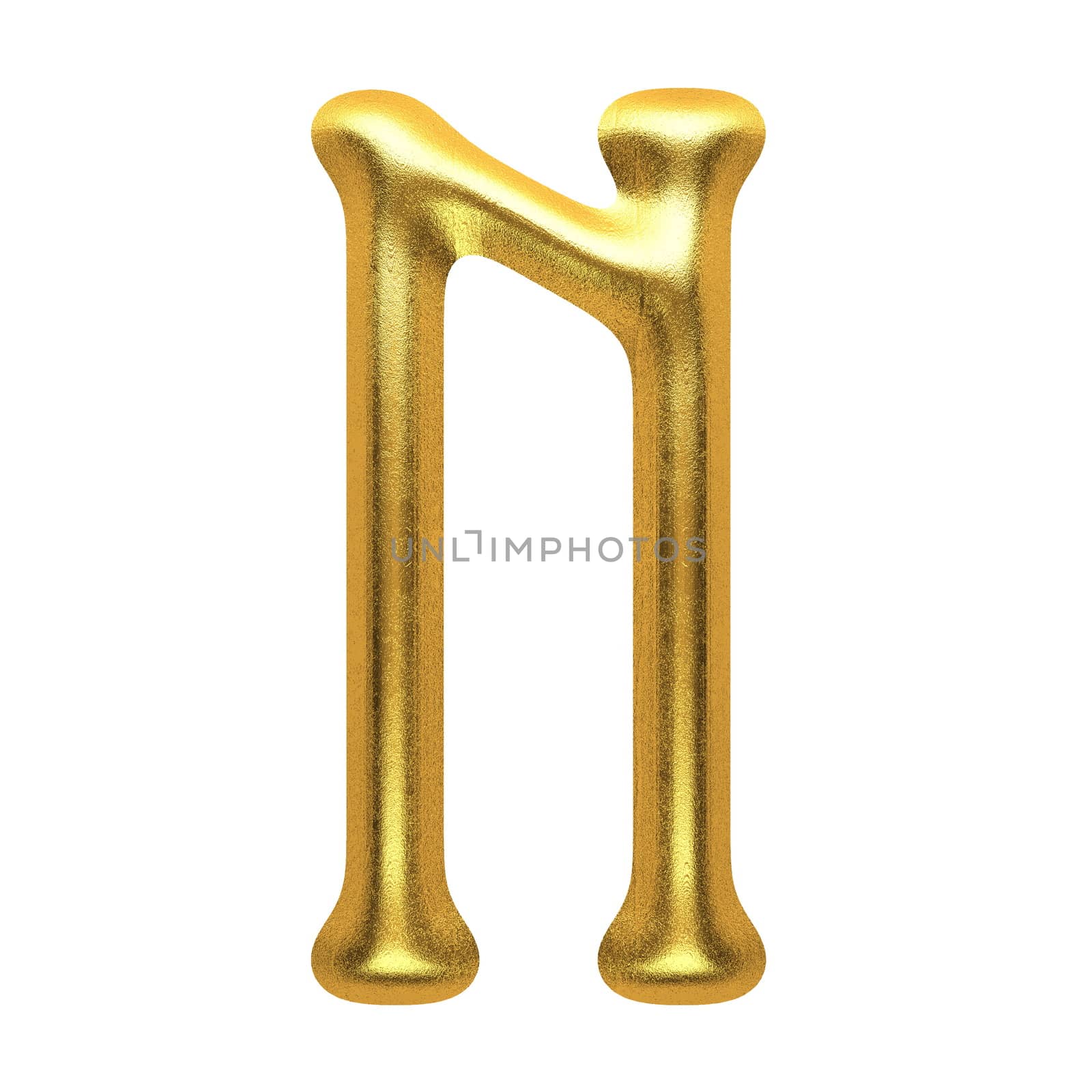 isolated golden figure