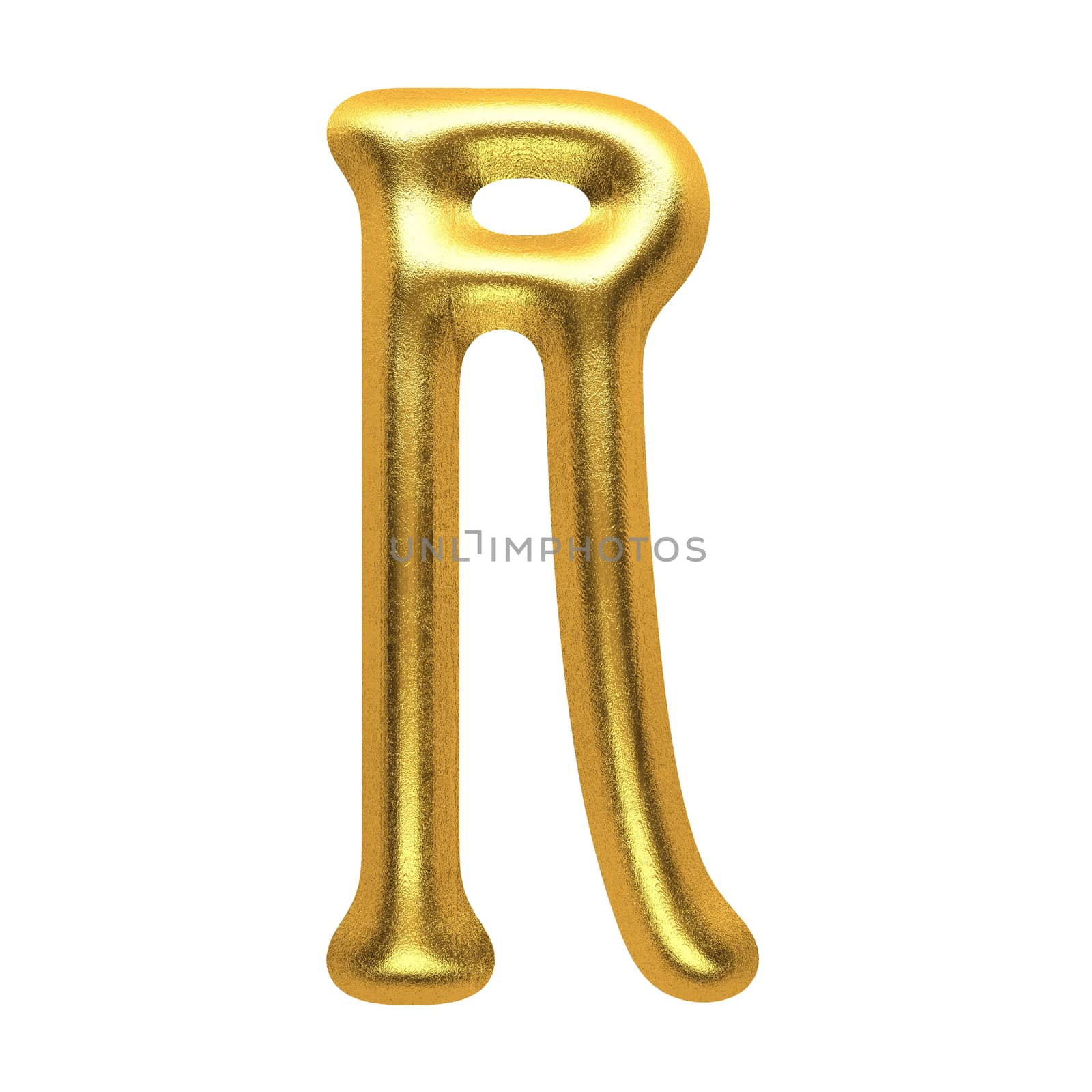 isolated golden figure