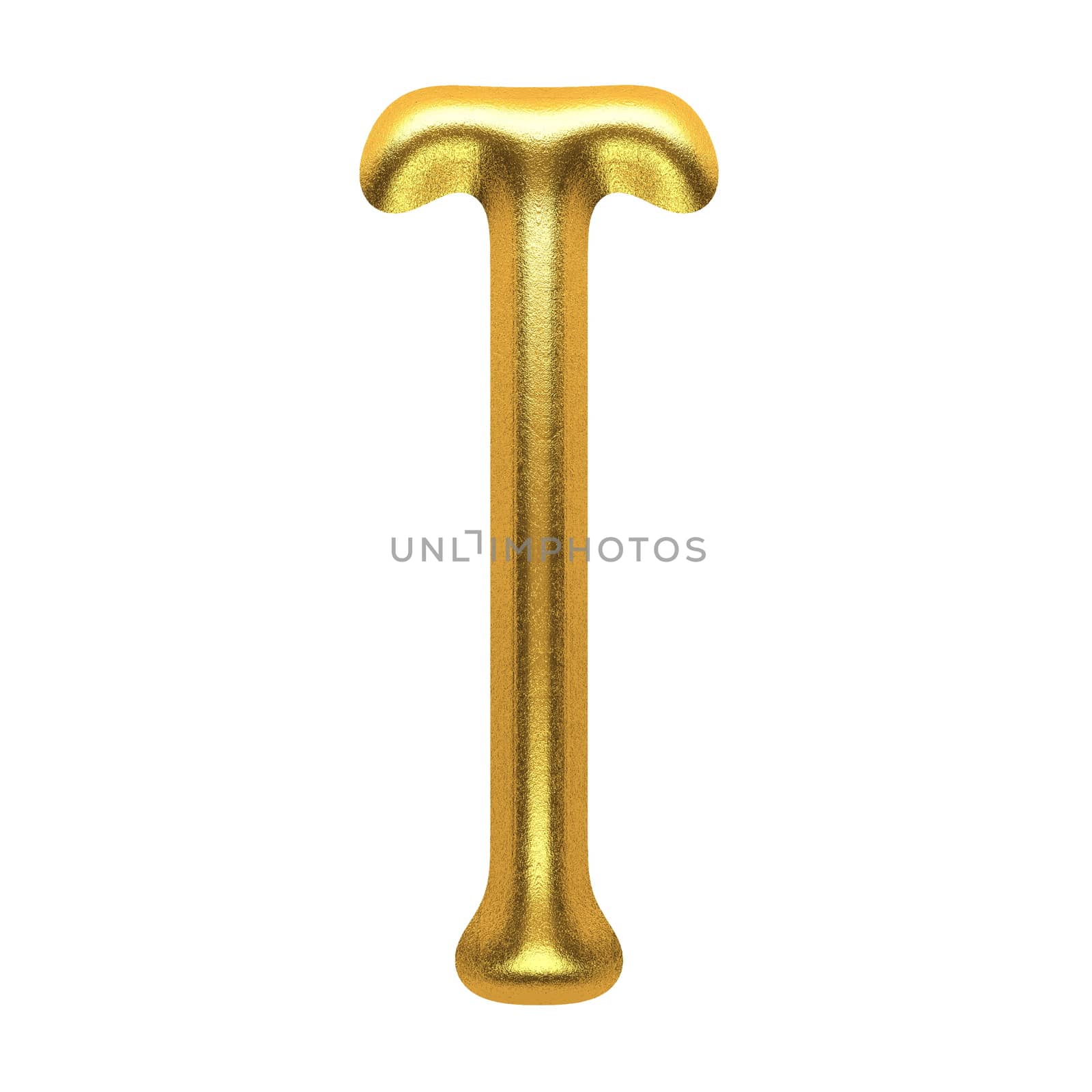 isolated golden figure