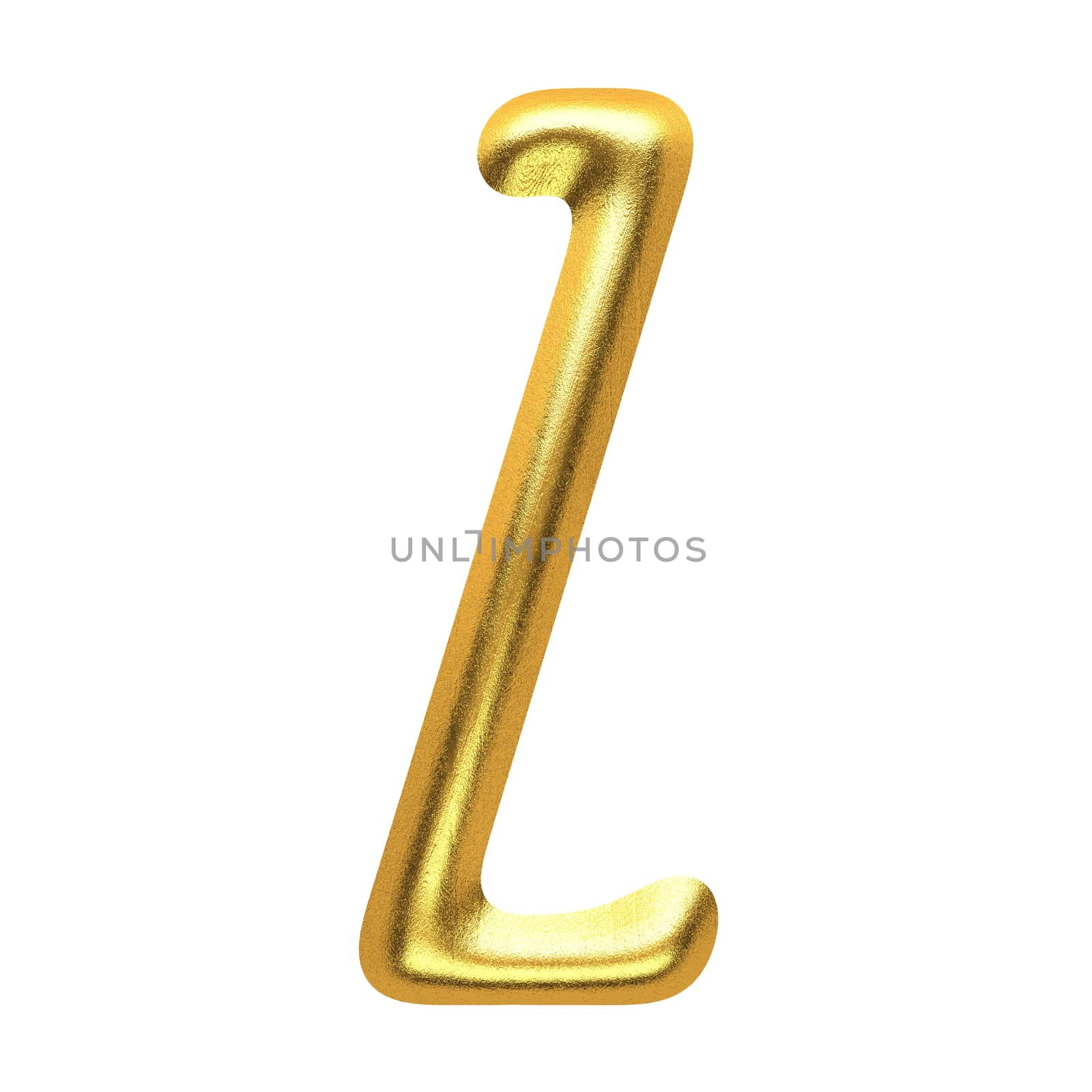 isolated golden figure