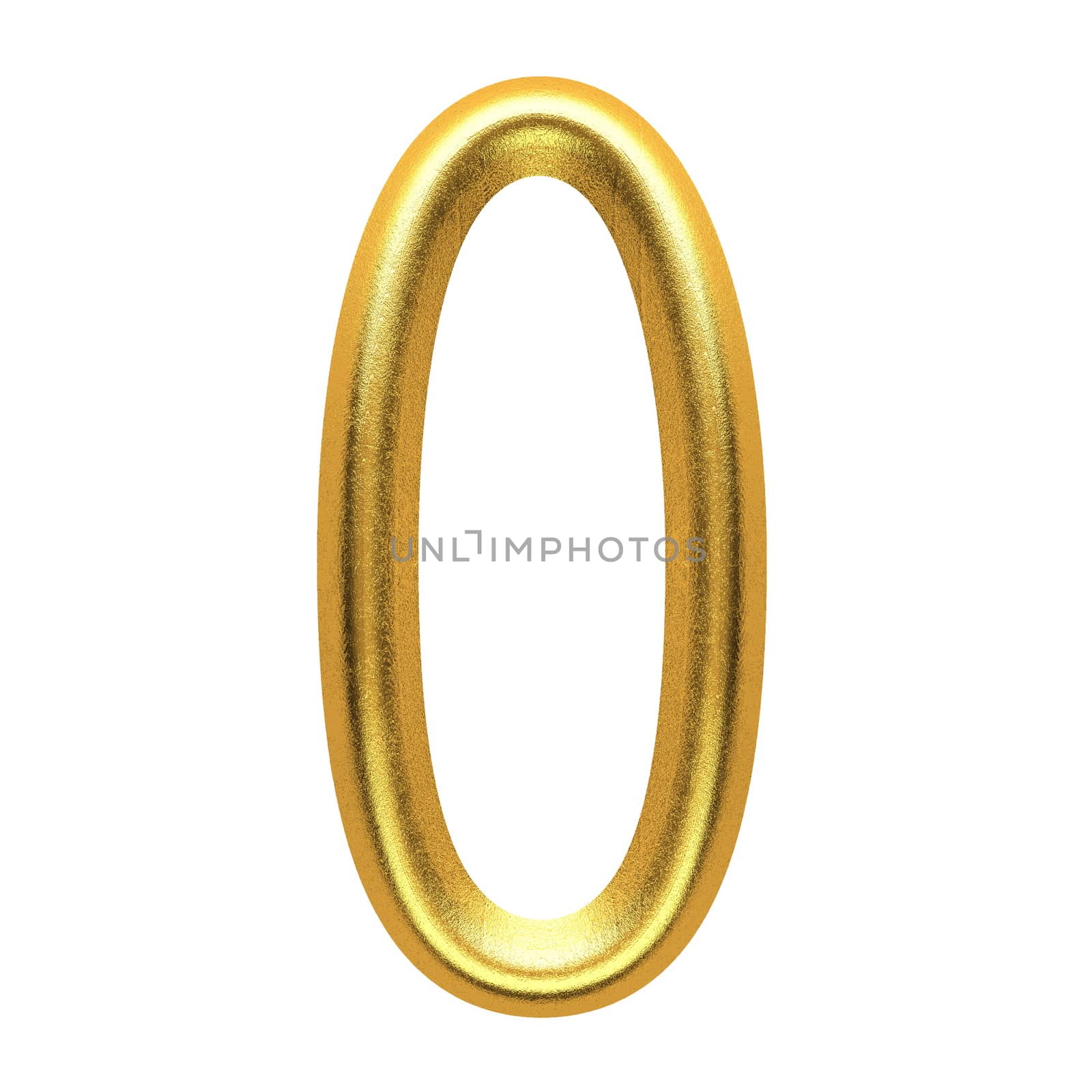 isolated golden figure