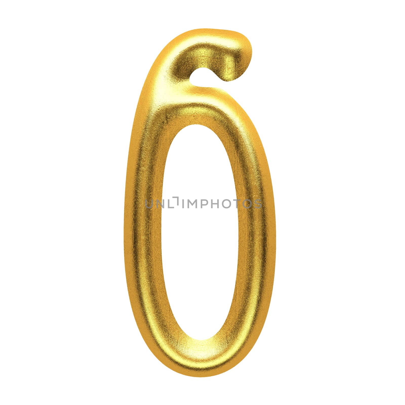 isolated golden figure
