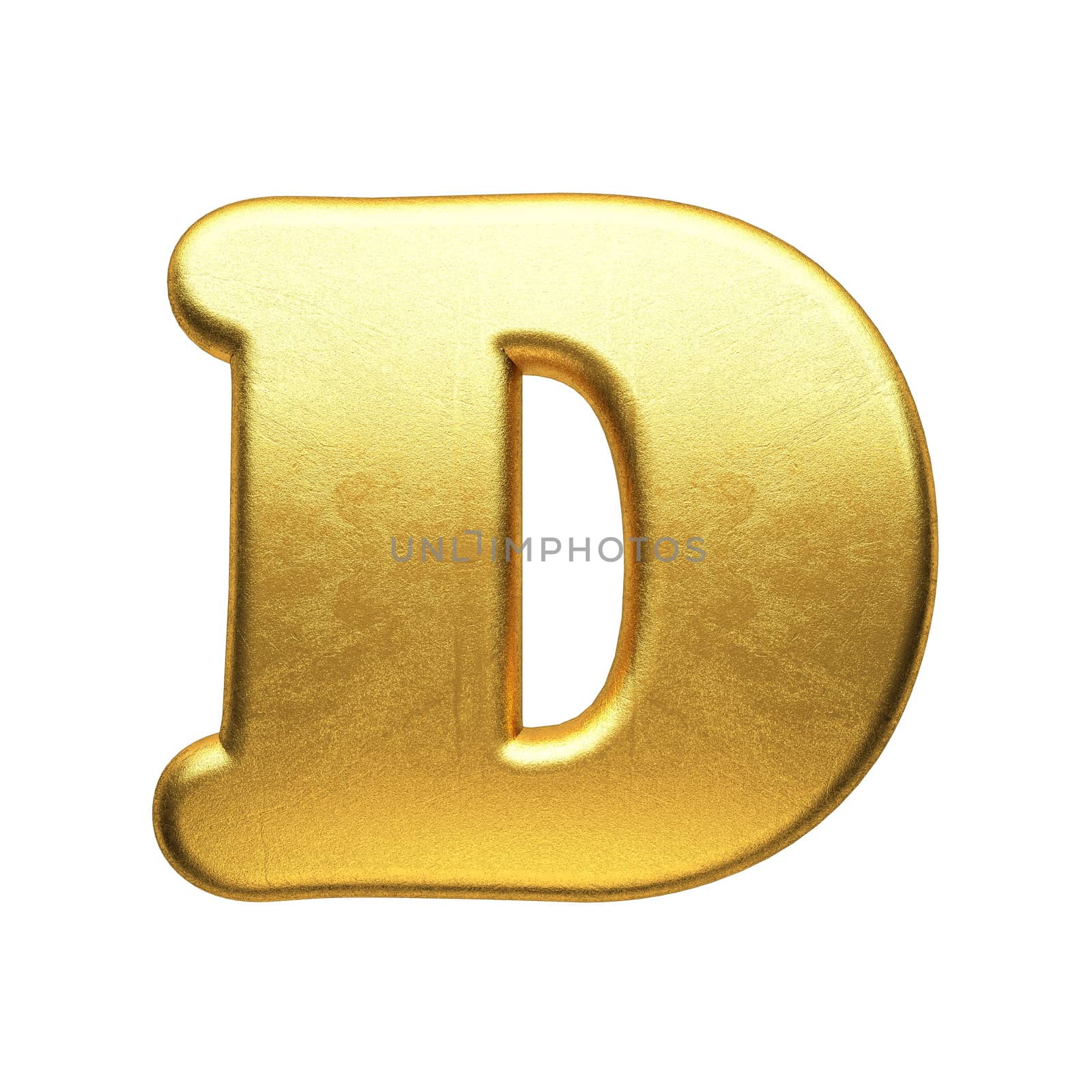 isolated golden figure