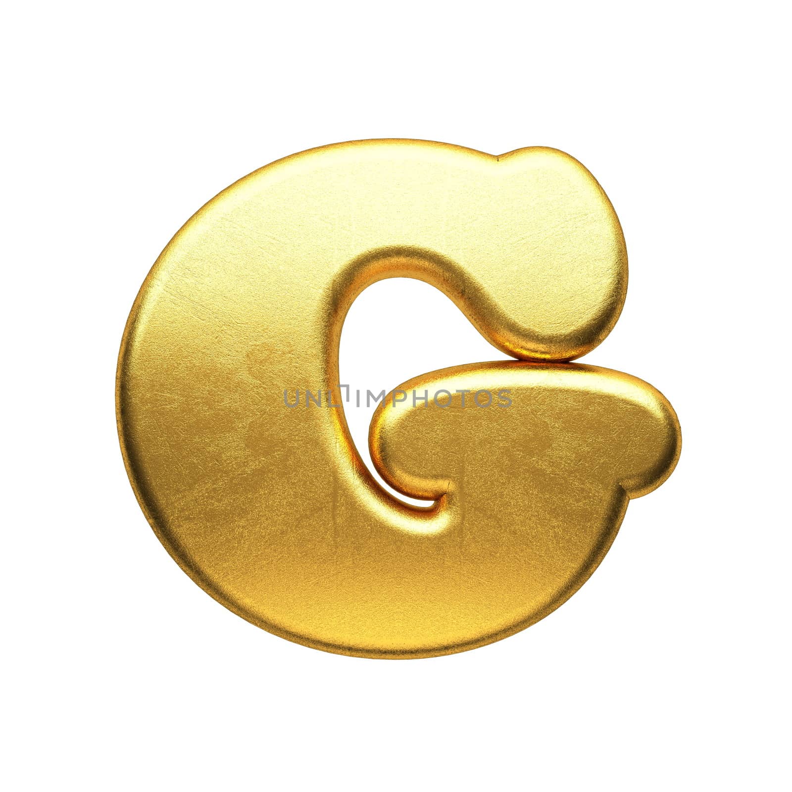 isolated golden figure