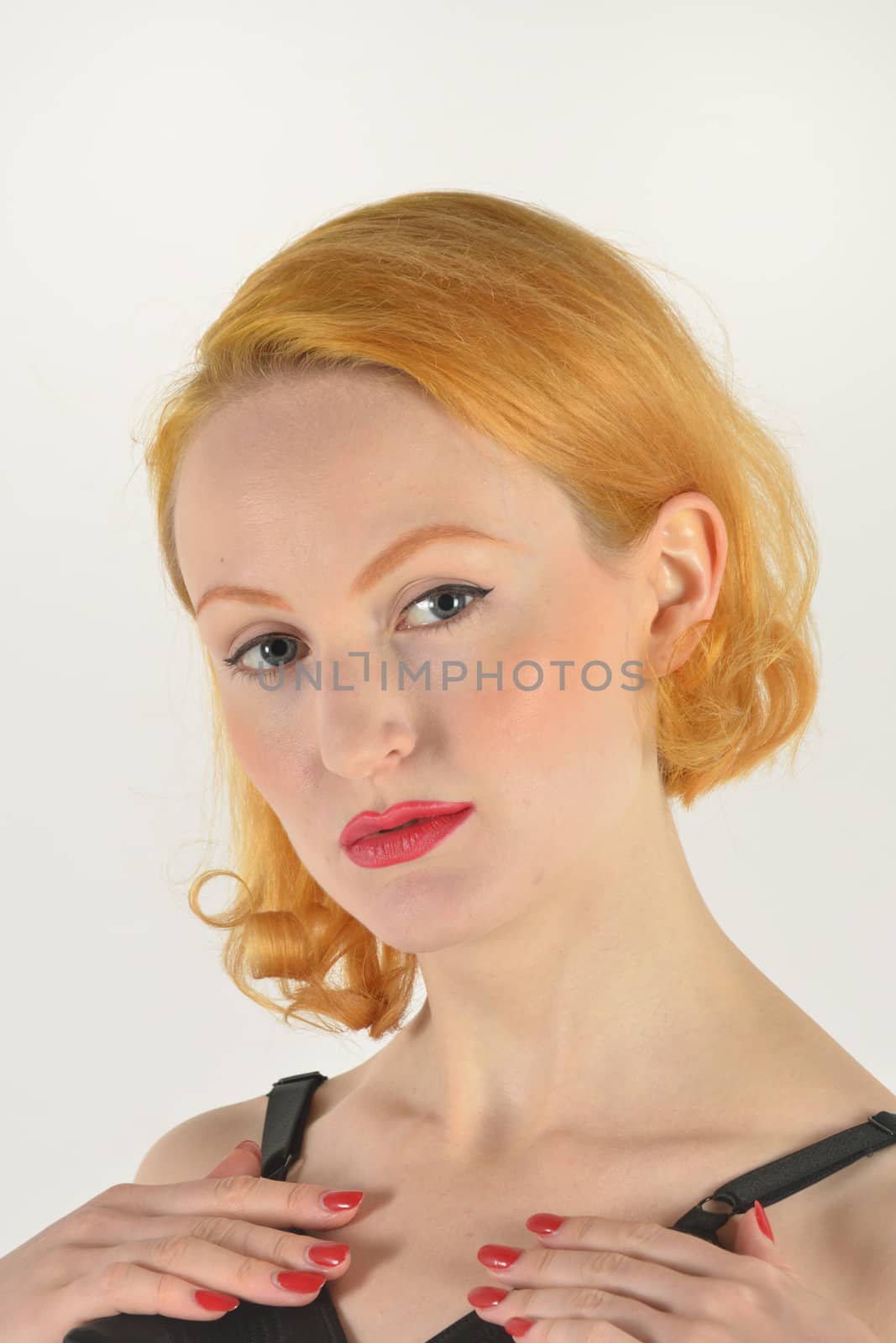 Pretty redhead portrait