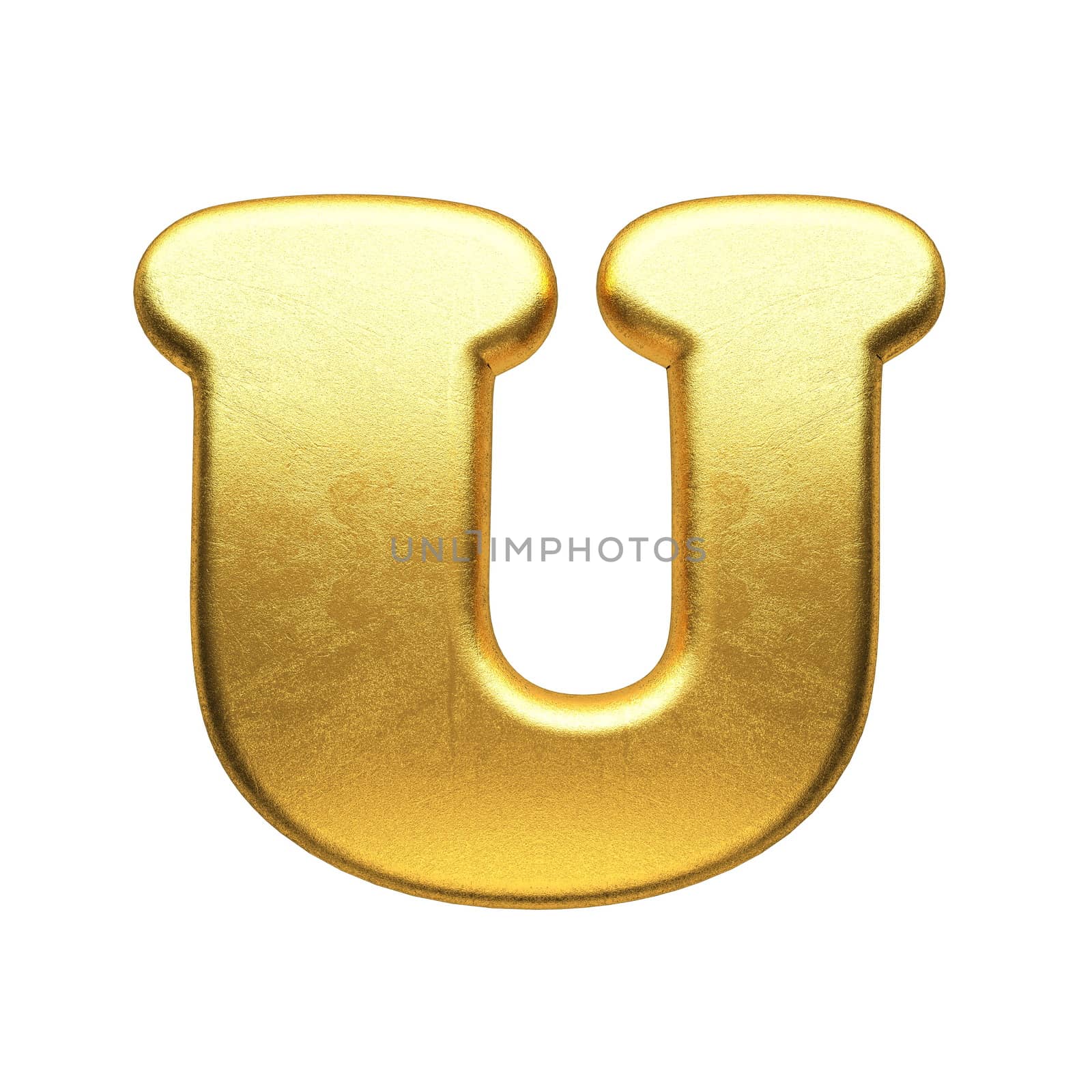 isolated golden figure