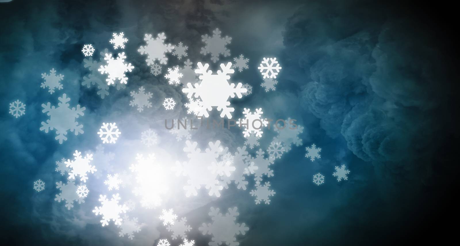 Background image with snowflakes. Happy New Year