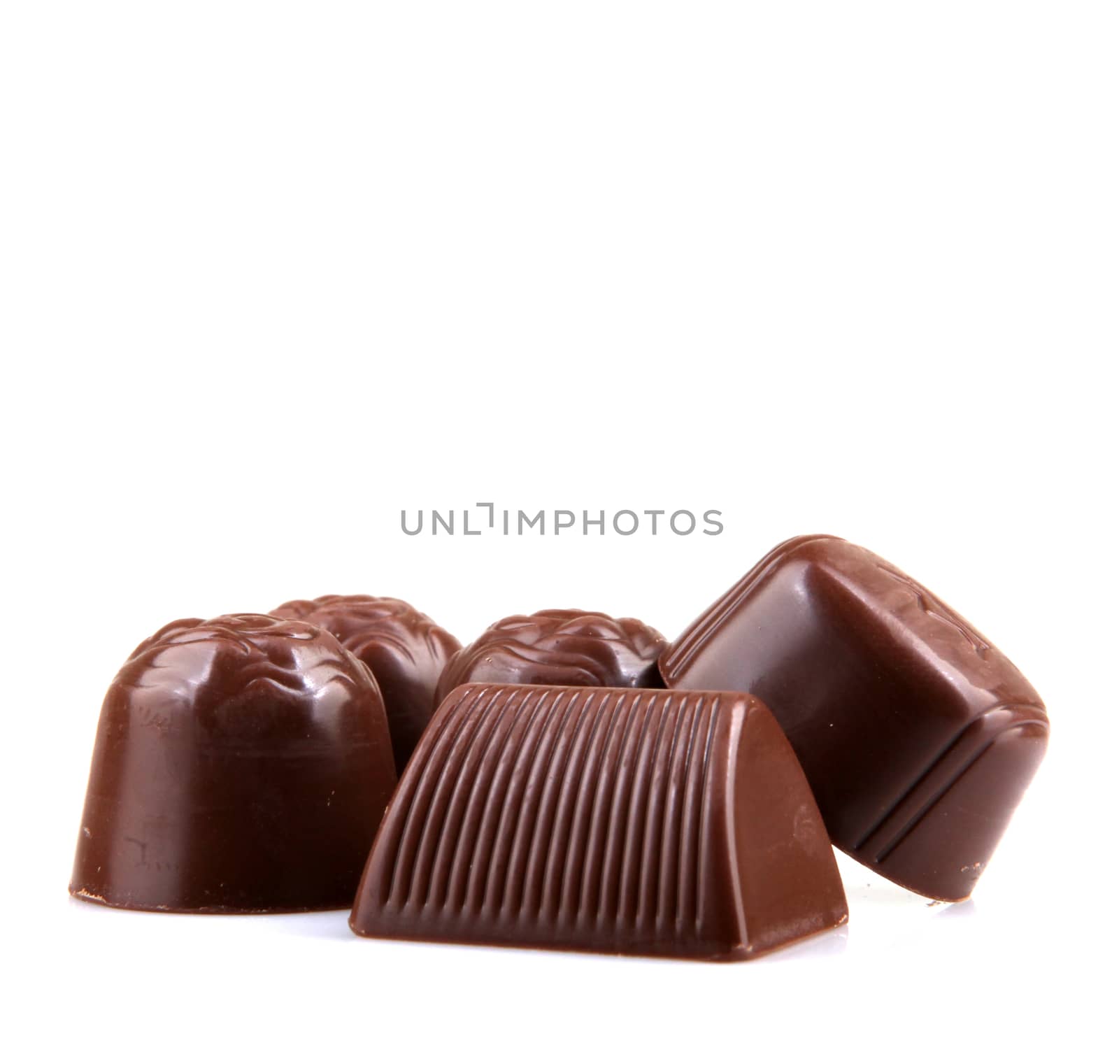 Chocolate Isolated On White