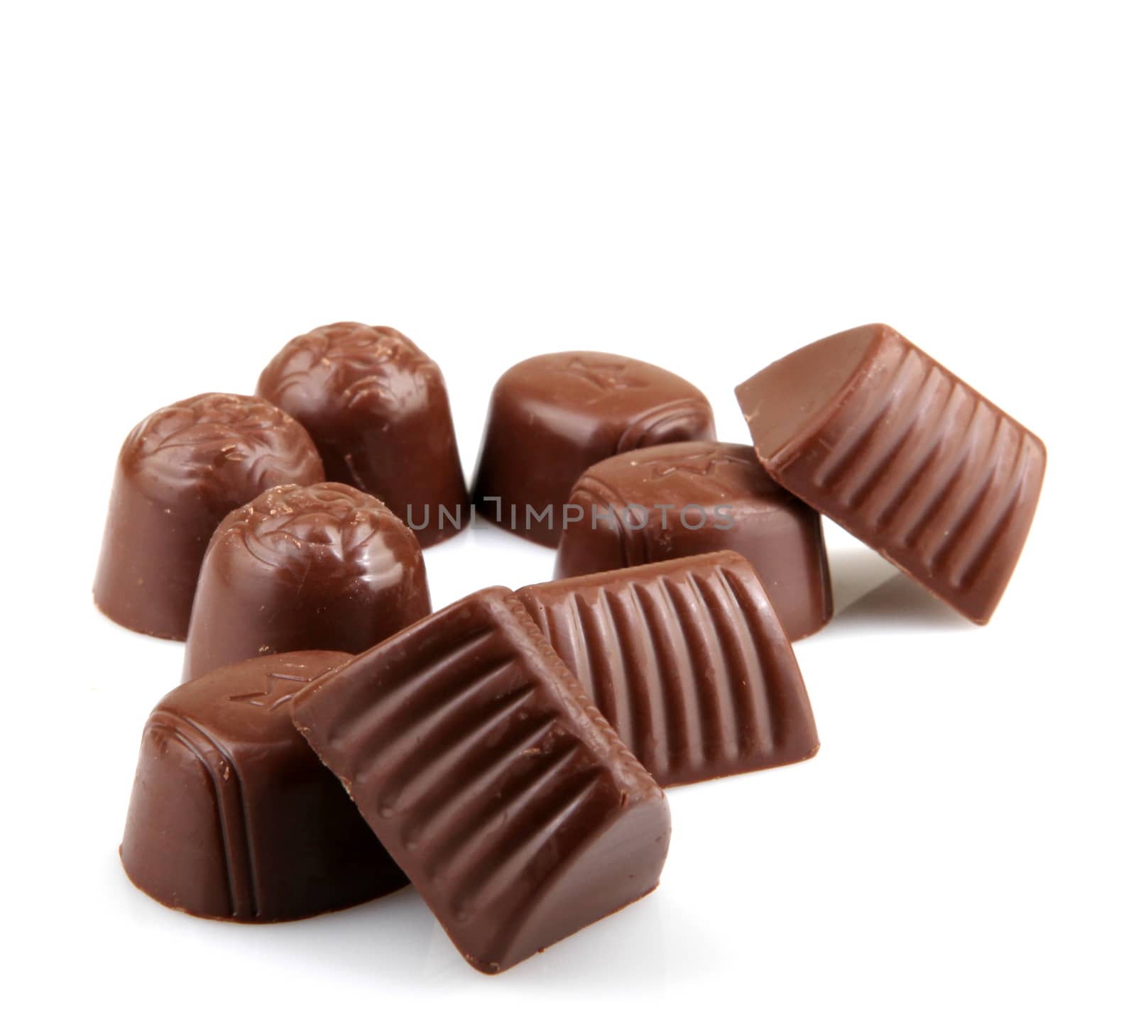 Chocolate Isolated On White