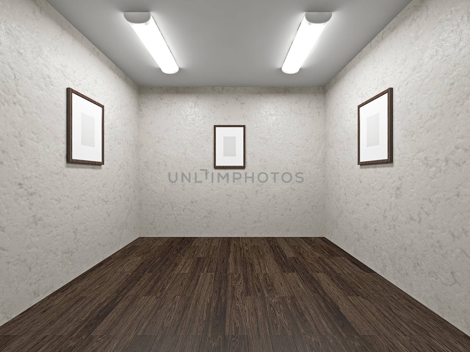 Gallery with blank pictures by Astragal