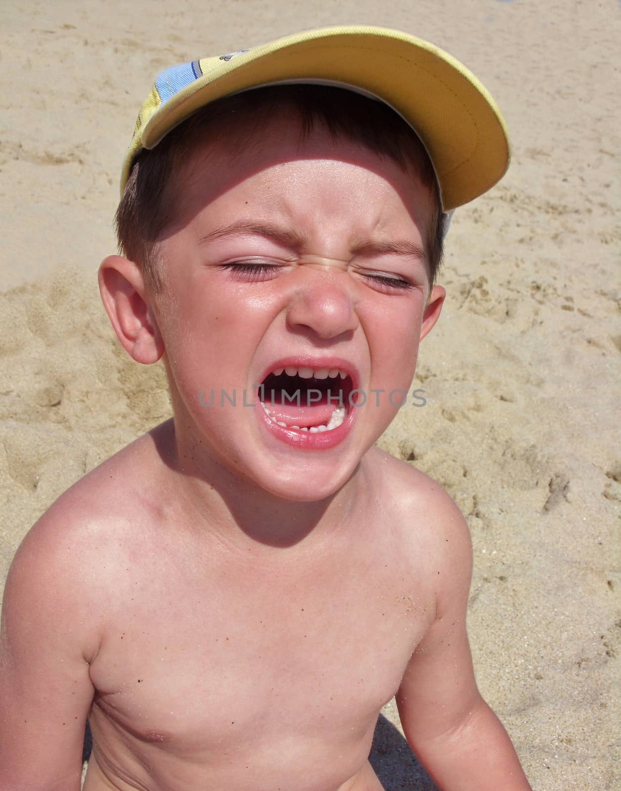 Little boy on the beach