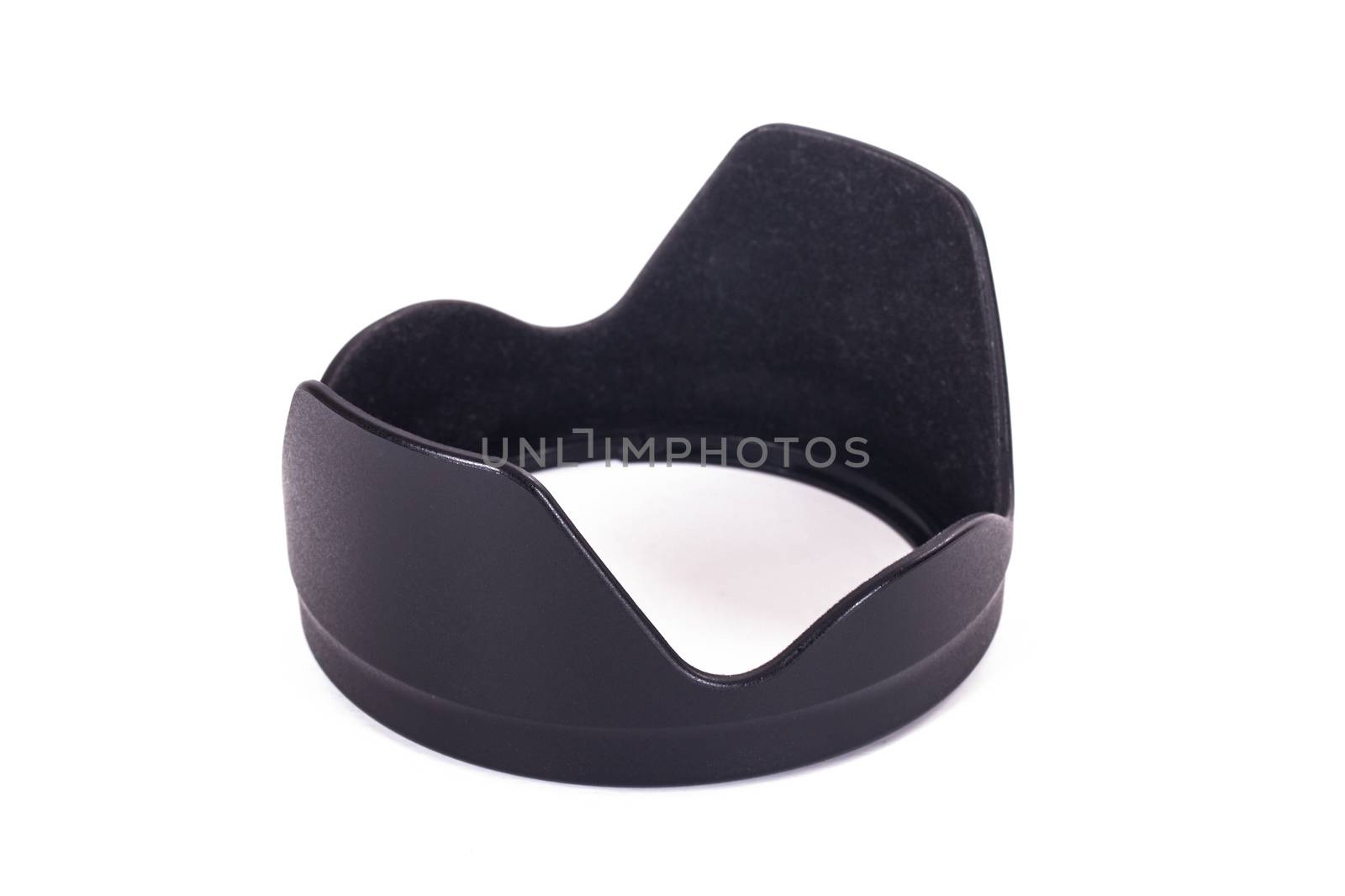 Lens hood, isolated on white background.