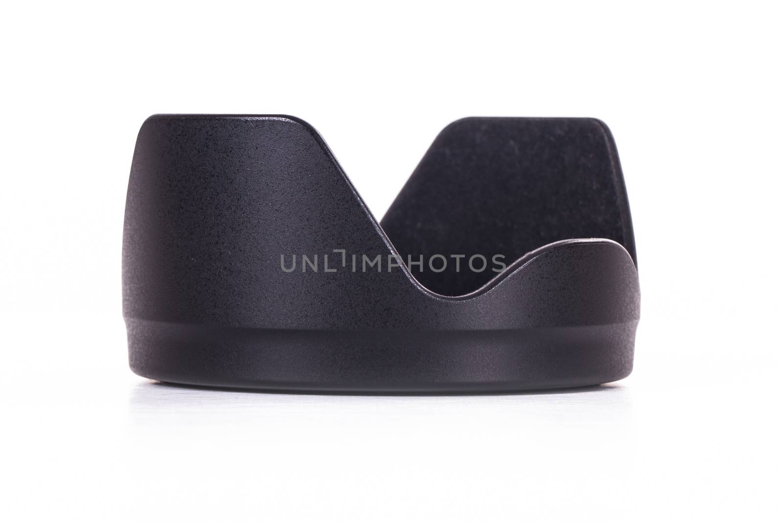 Lens hood, isolated on white background.