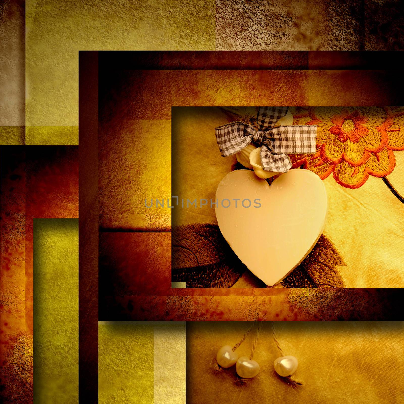 heart background by Carche