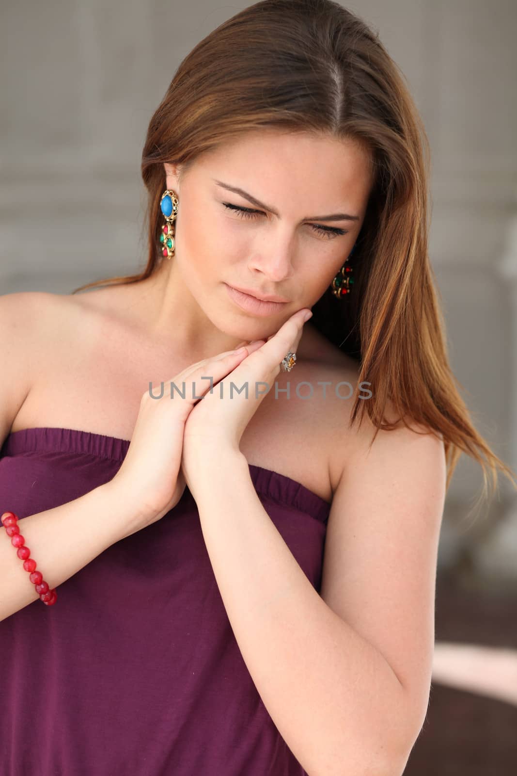 Portrait of beautiful woman