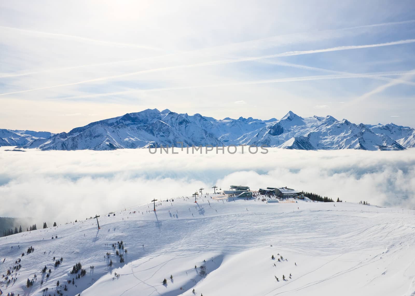 Ski resort Zell am See. Austria by nikolpetr