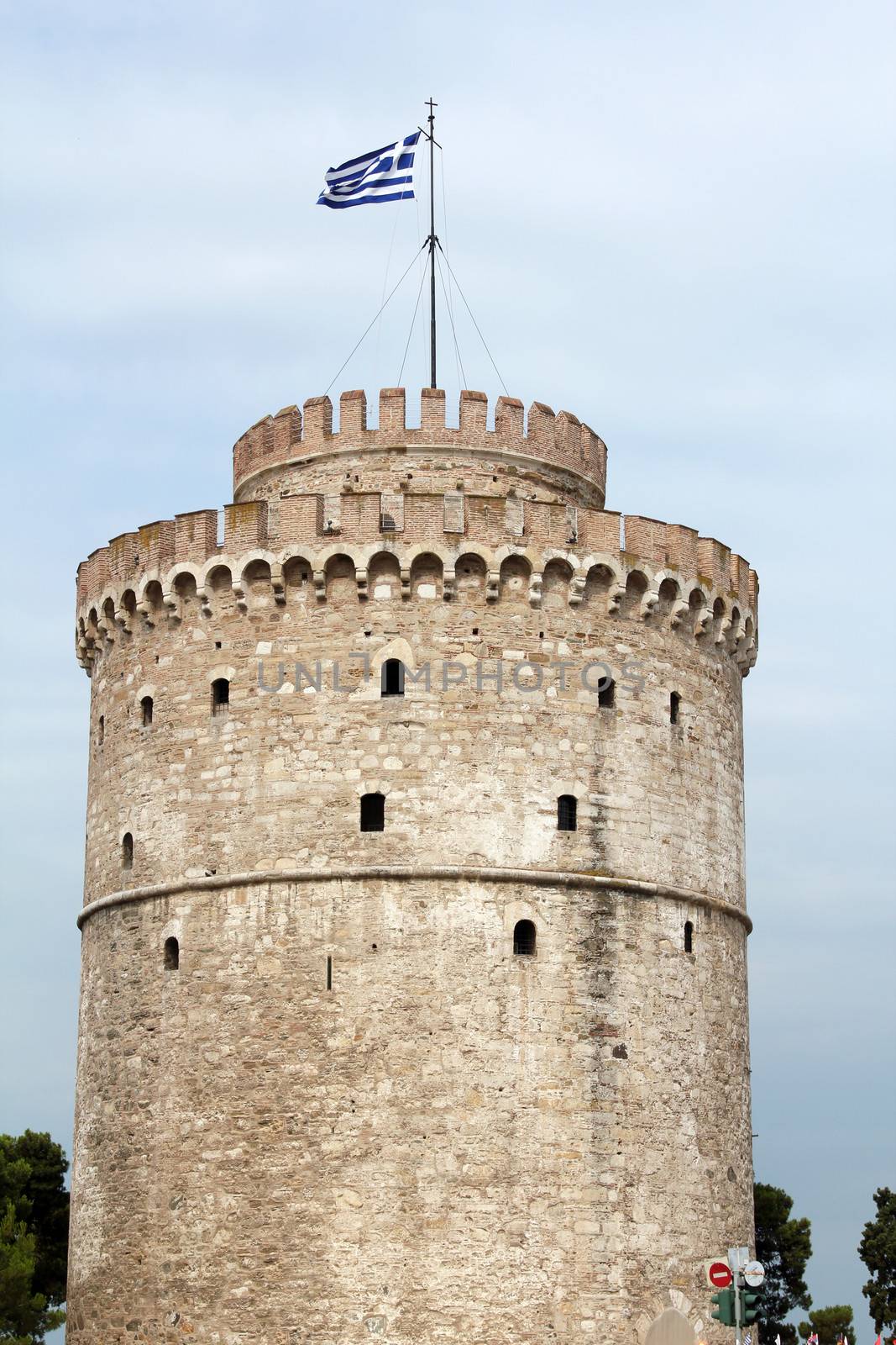 Thessaloniki famous landmark white tower by goce