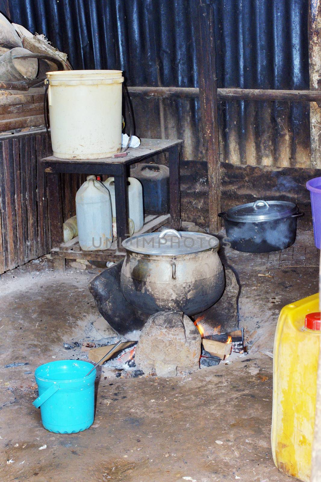Typical African kitchen by Mirage3