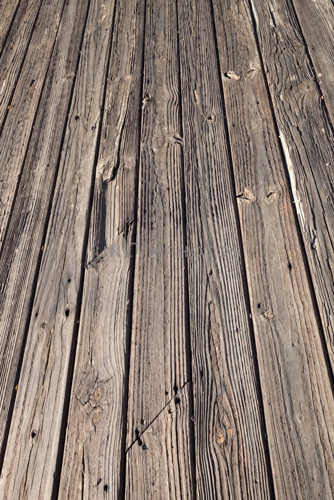 The old wooden floor texture