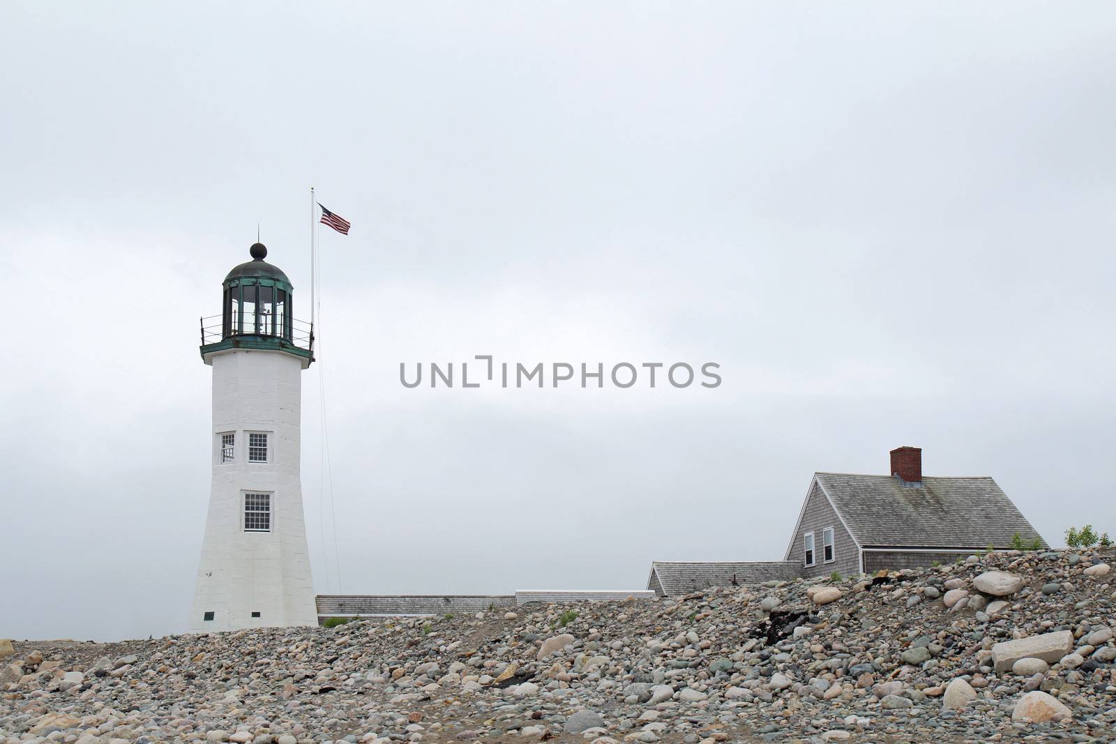 The historic Scituate Light was built in 1811 and is the 11th oldest lighthouse in the United States