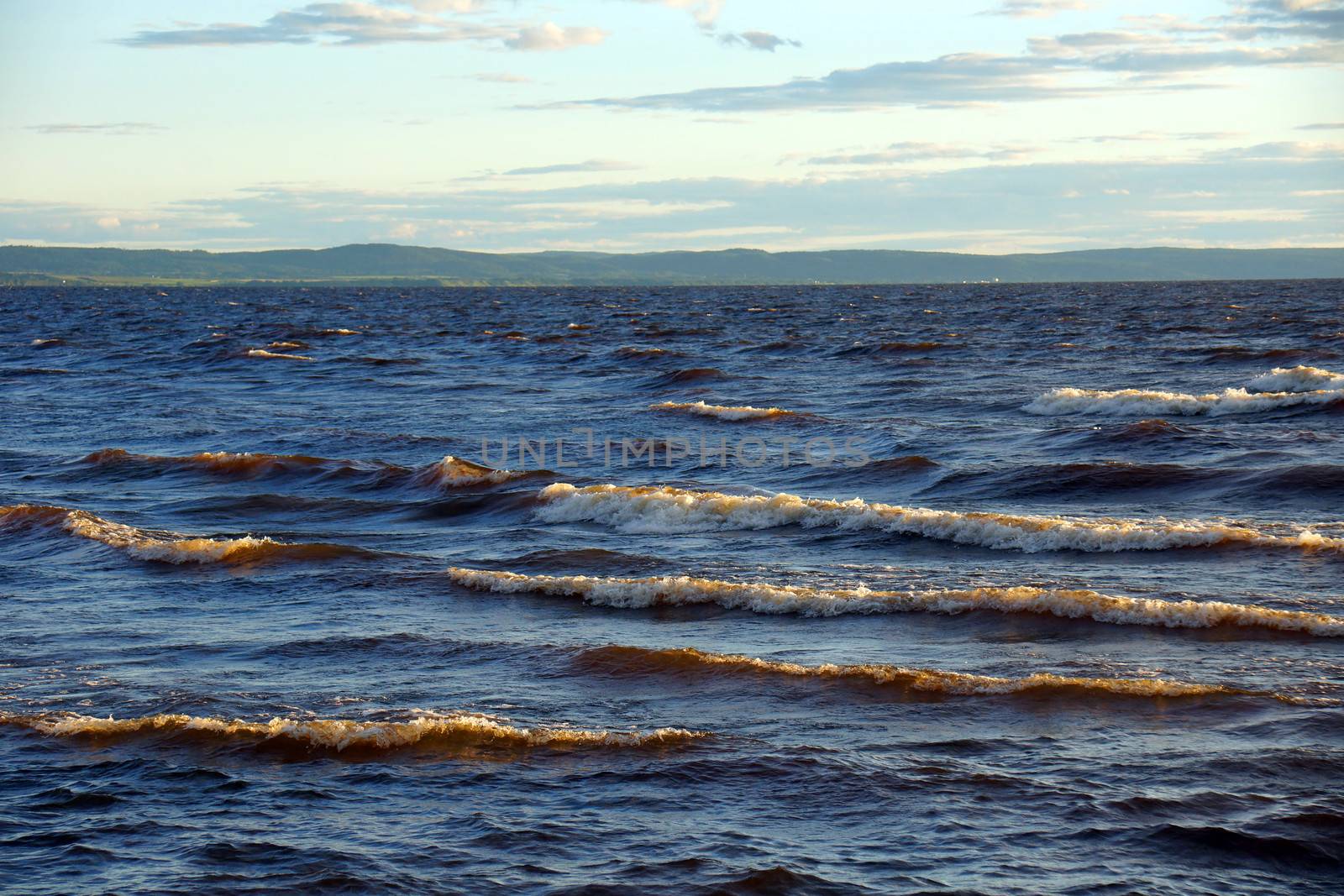 Wavy lake landscape by Mirage3