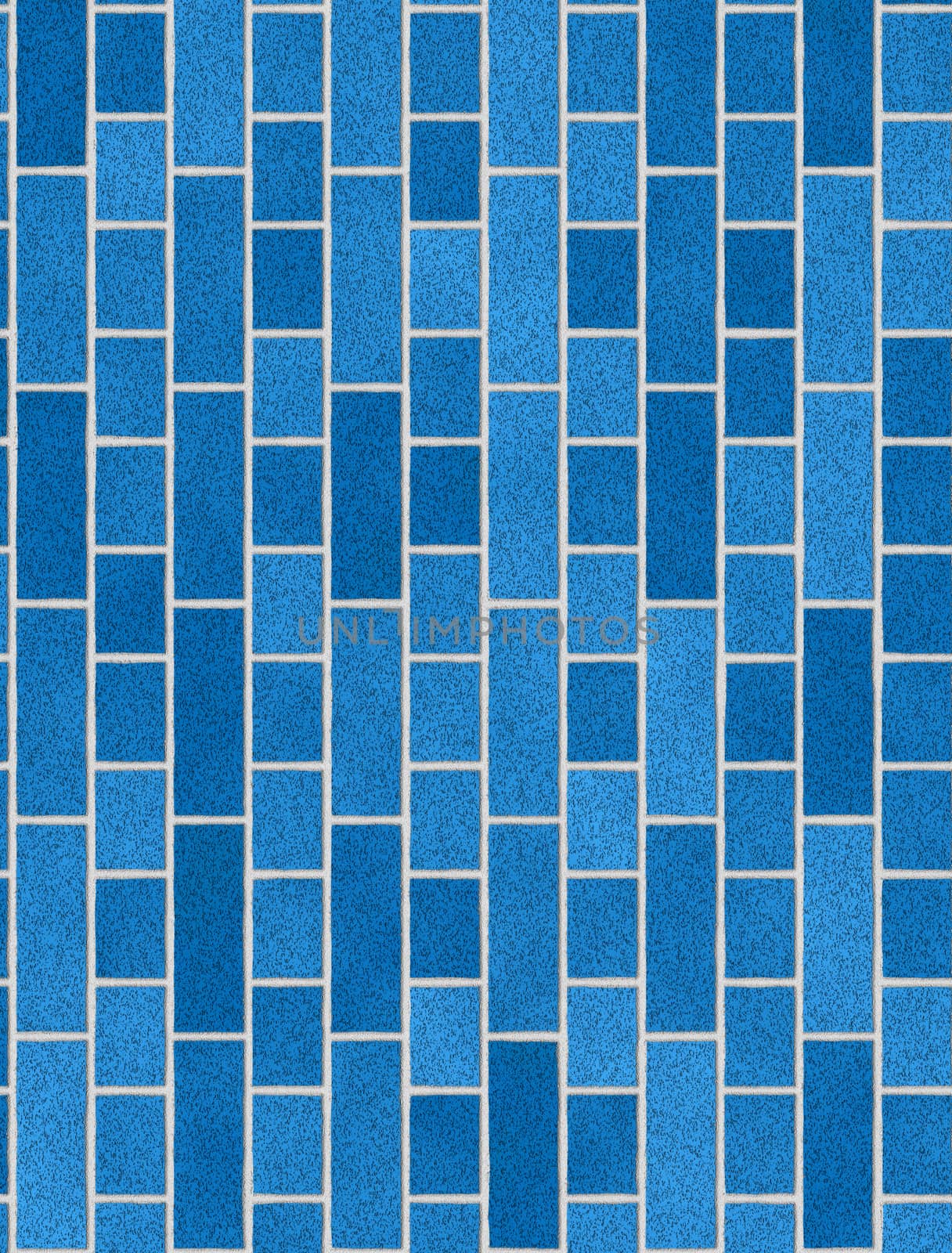 Blue brick wall by sfinks