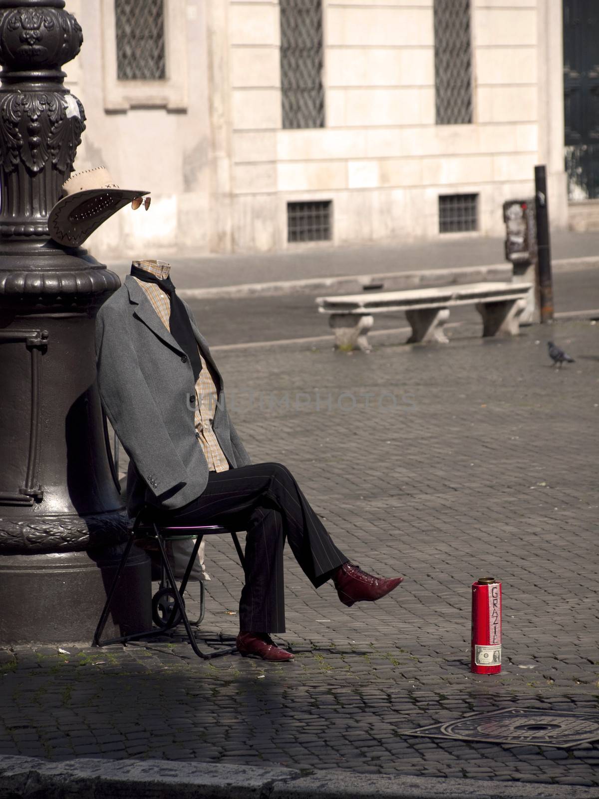 Mime on the street Rome by johan10