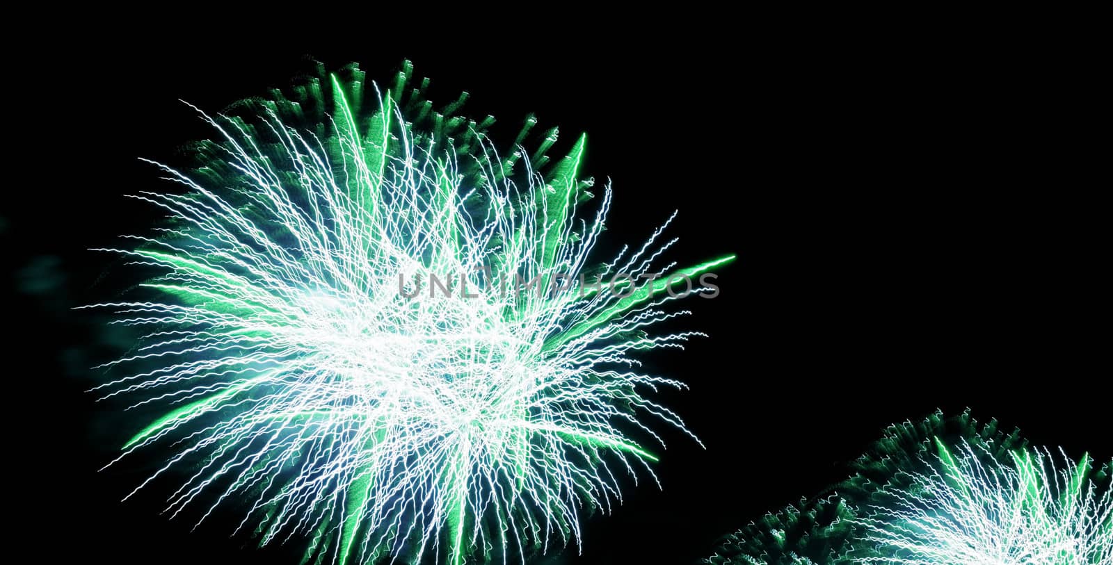 beauty colorful Fireworks Against a Black Sky