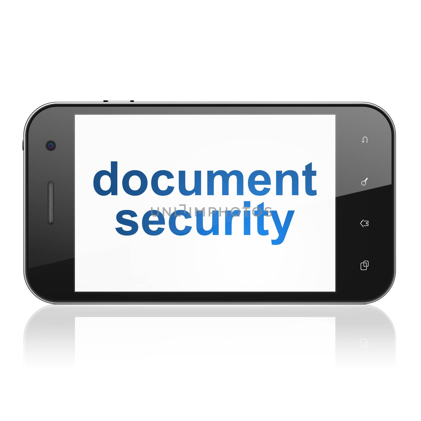 Protection concept: Document Security on smartphone by maxkabakov