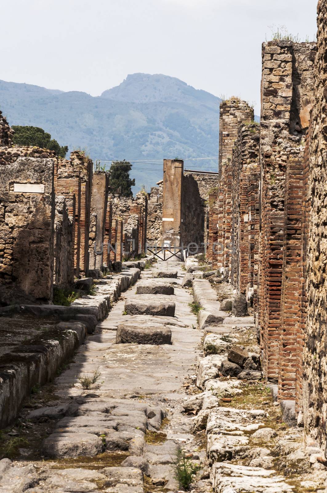 archeologic ruins of Pompeii in Italy