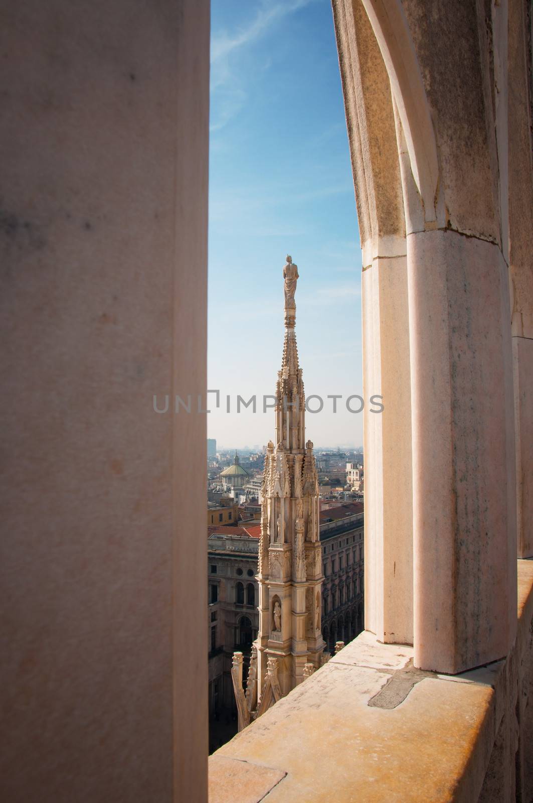 view of Milan Cathedral