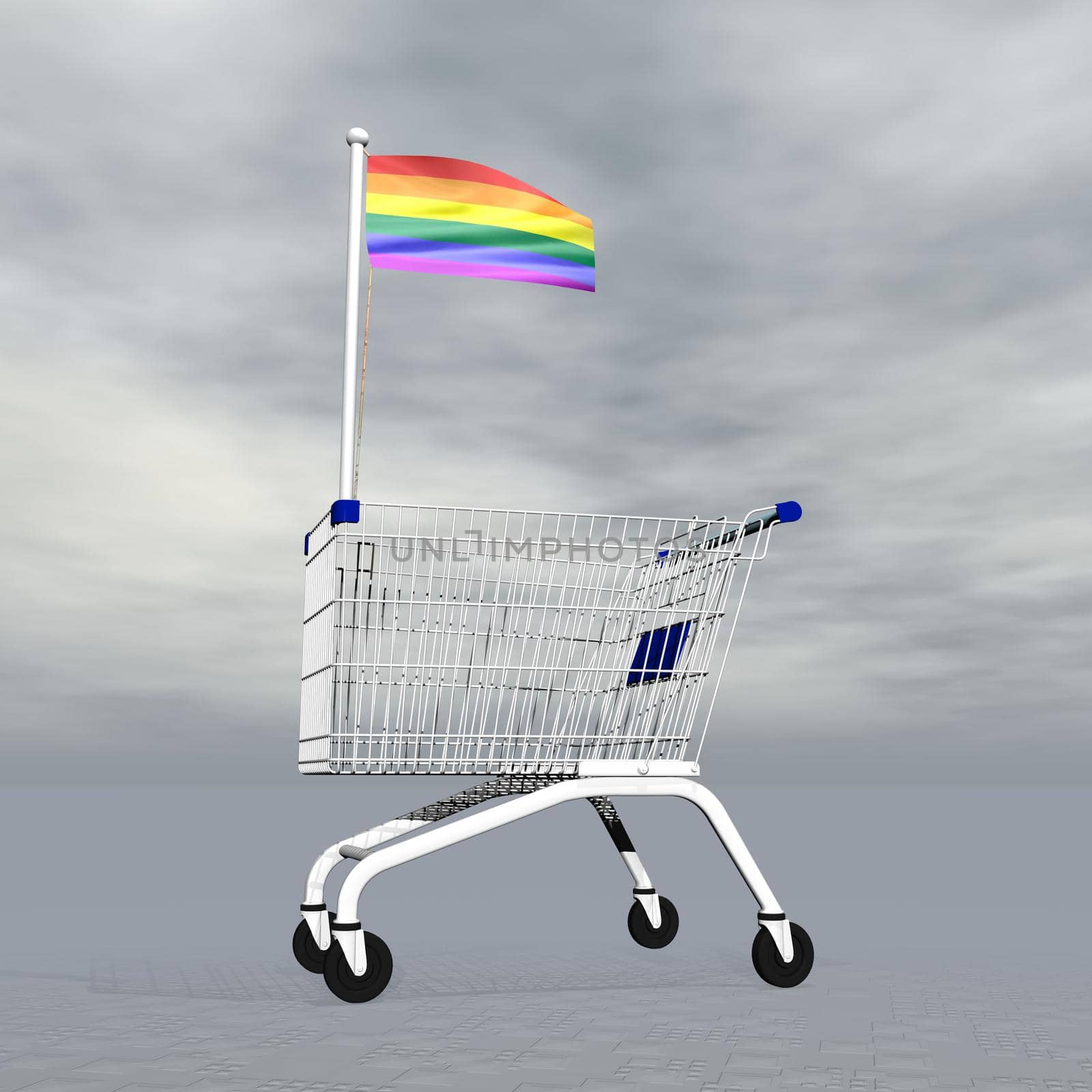 Gay shopping - 3D render by Elenaphotos21