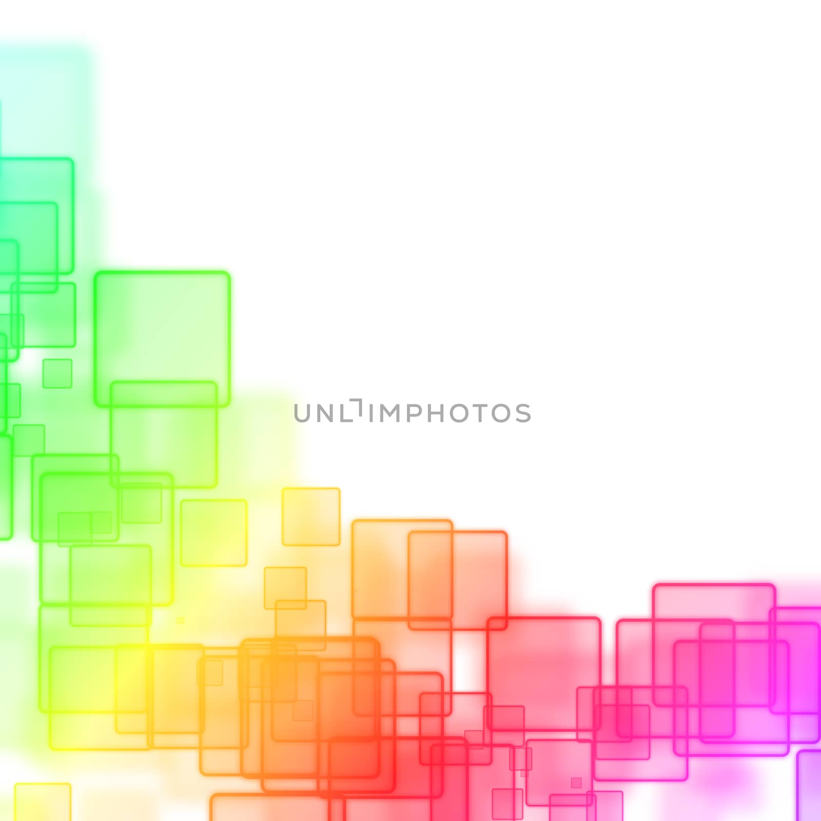 abstract background with magic colorful squares