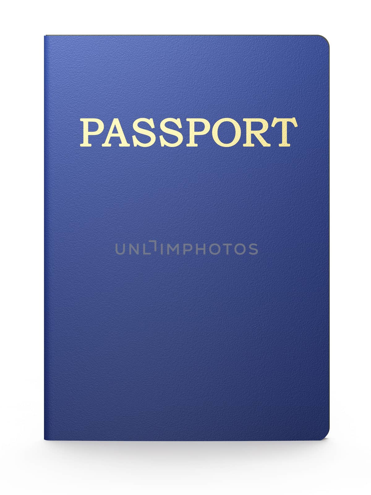 Passport on white by maxkabakov