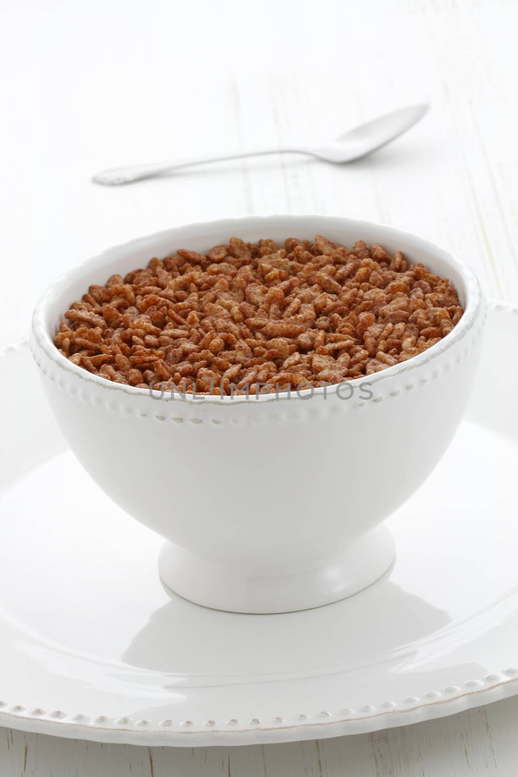 Delicious crisped rice chocolate cereal  by tacar